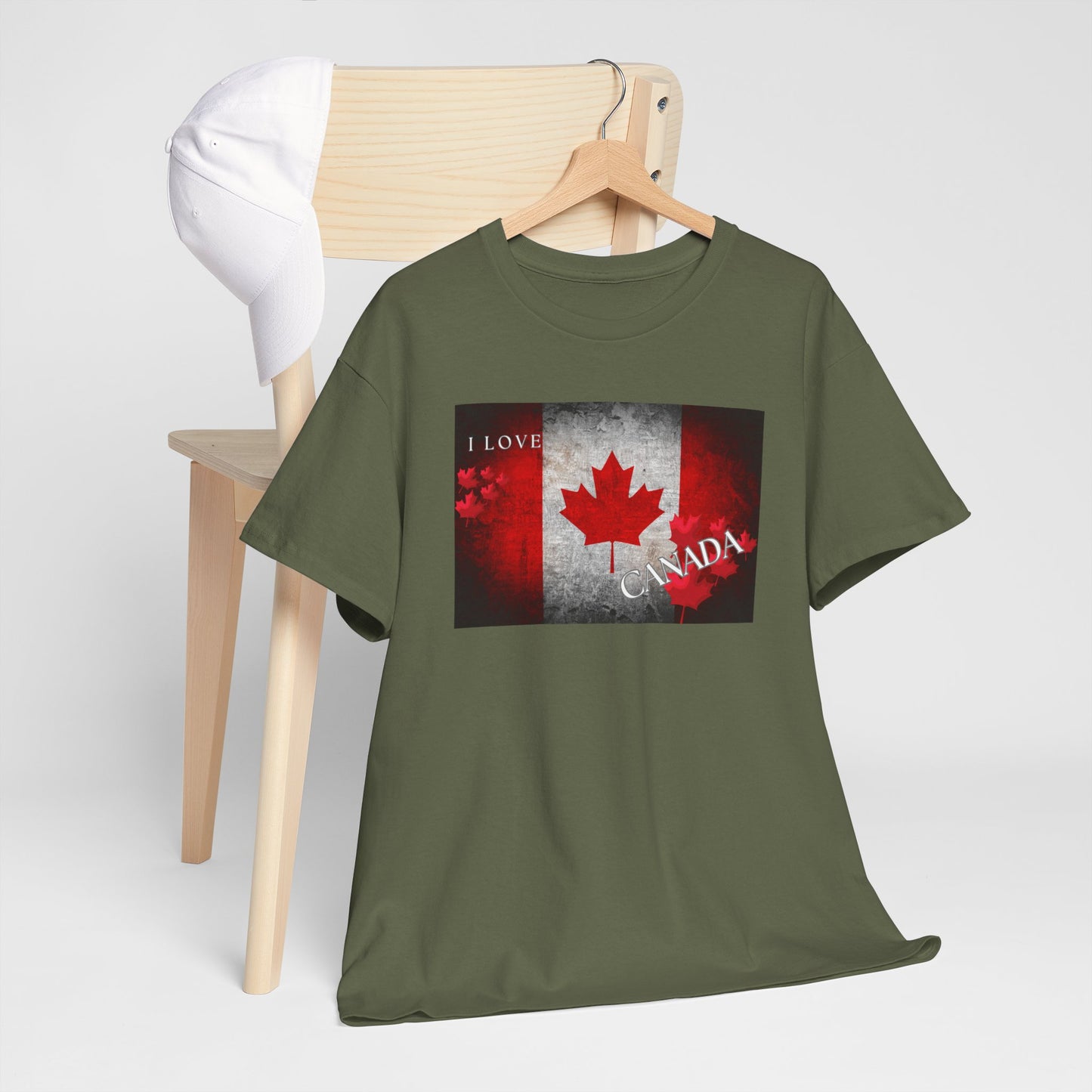 I Love Canada Unisex Heavy Cotton Tee