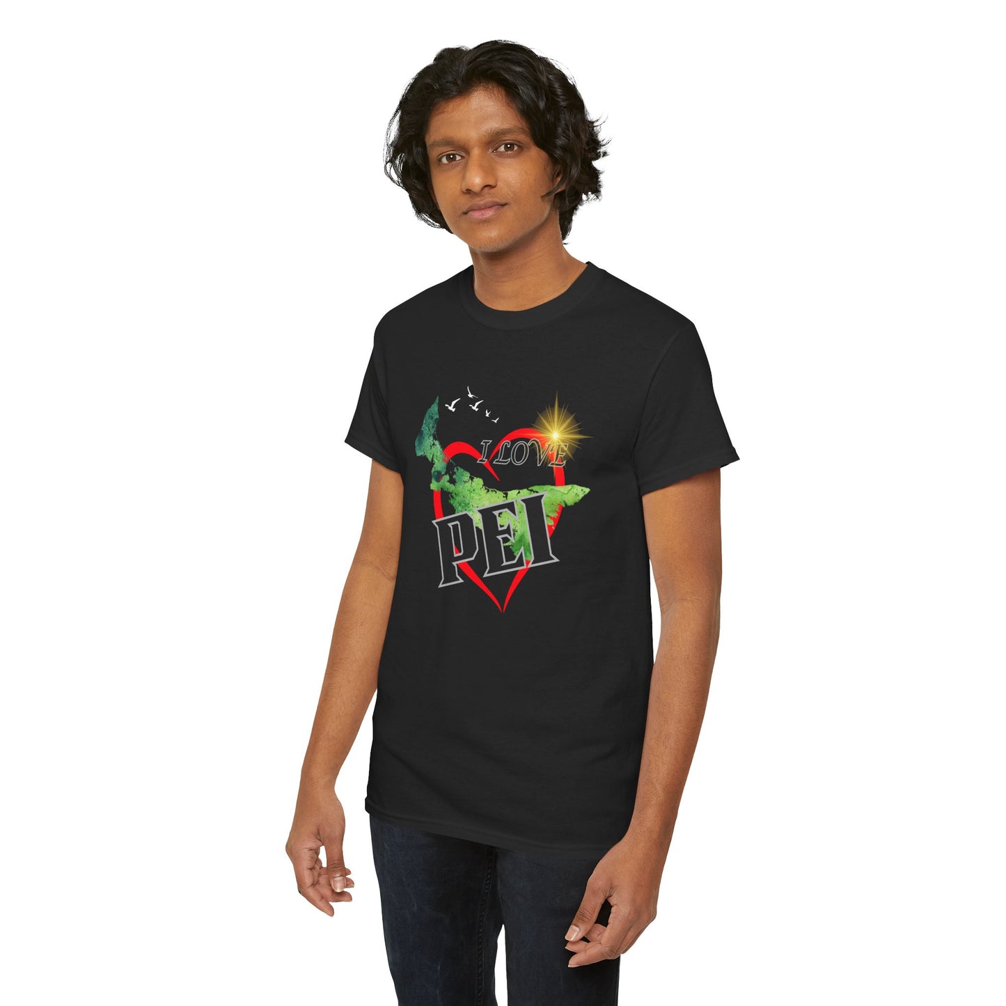 I Love PEI / Canada Unisex Heavy Cotton Tee