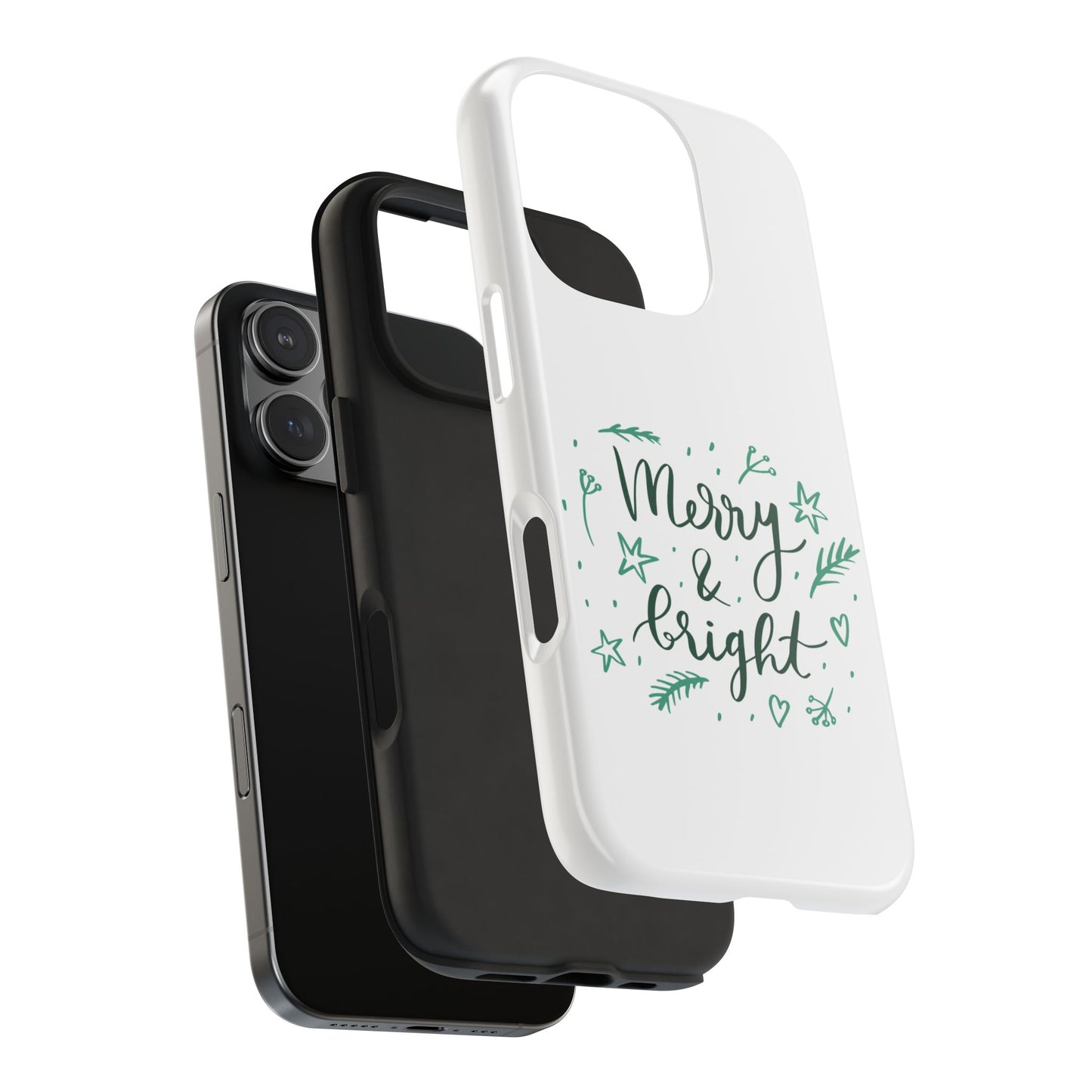 Merry and Bright (Christmas) / Tough Phone Cases