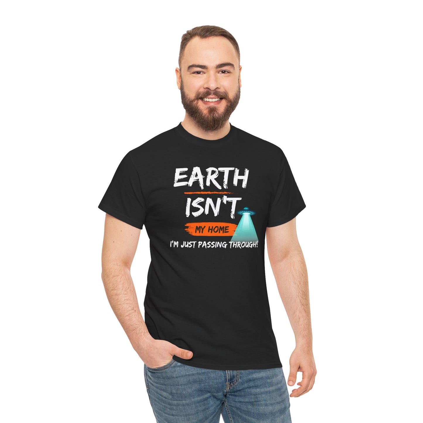 Earth Isn't My Home Unisex Heavy Cotton Tee