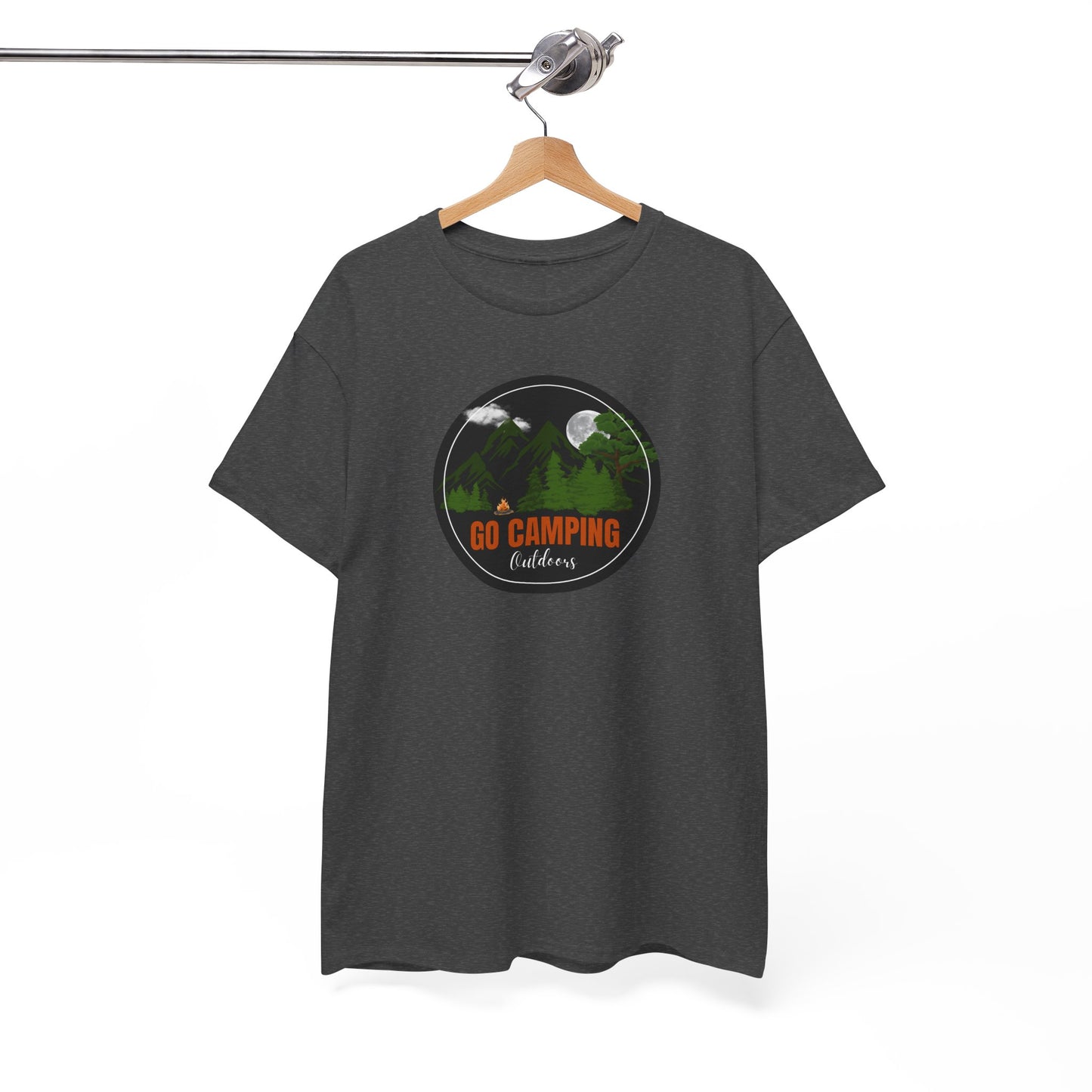 Go Camping Outdoors Unisex Heavy Cotton Tee