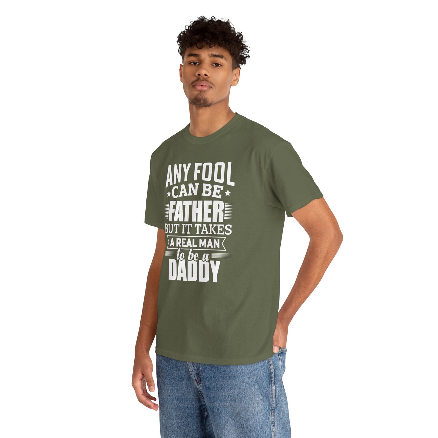 Father Quote Unisex Heavy Cotton Tee