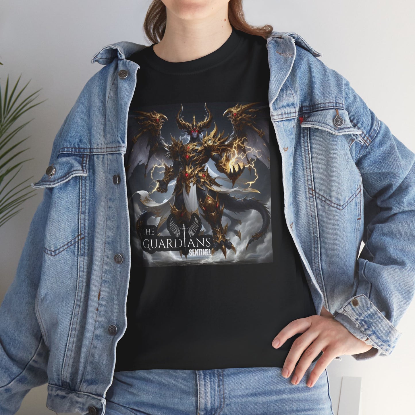 The Guardians Sentinel / Elite Unisex Heavy Cotton Tee (Made with AI)