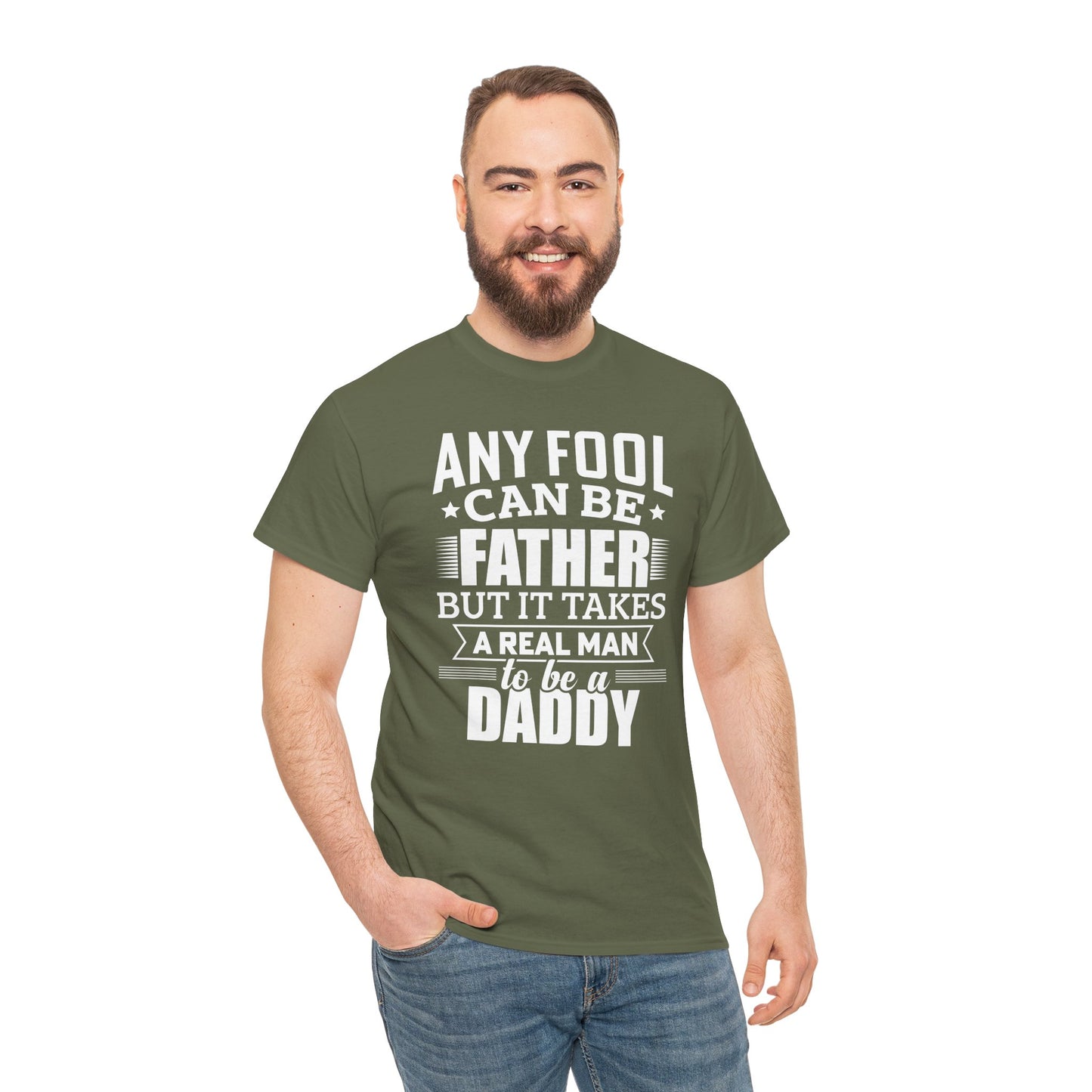 Father Quote Unisex Heavy Cotton Tee