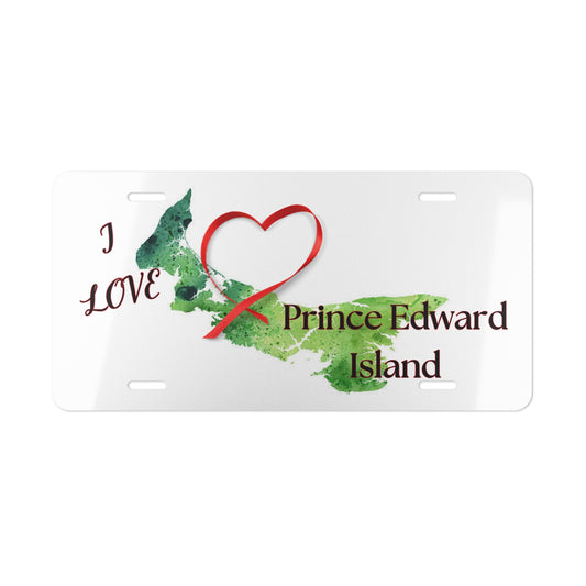 I love Prince Edward Island / Vanity Plate
