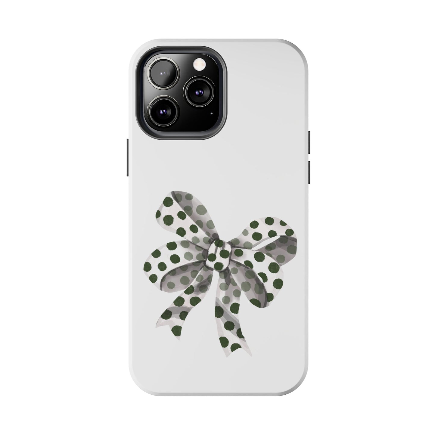 Polka dot bow / Tough Phone Cases