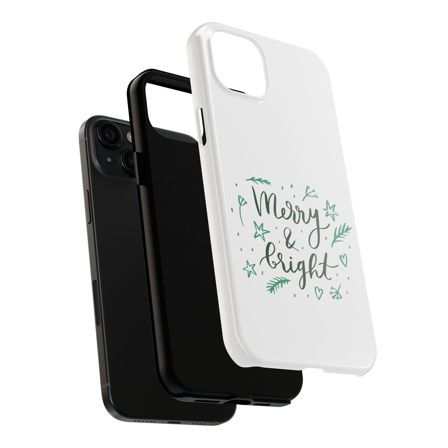 Merry and Bright (Christmas) / Tough Phone Cases