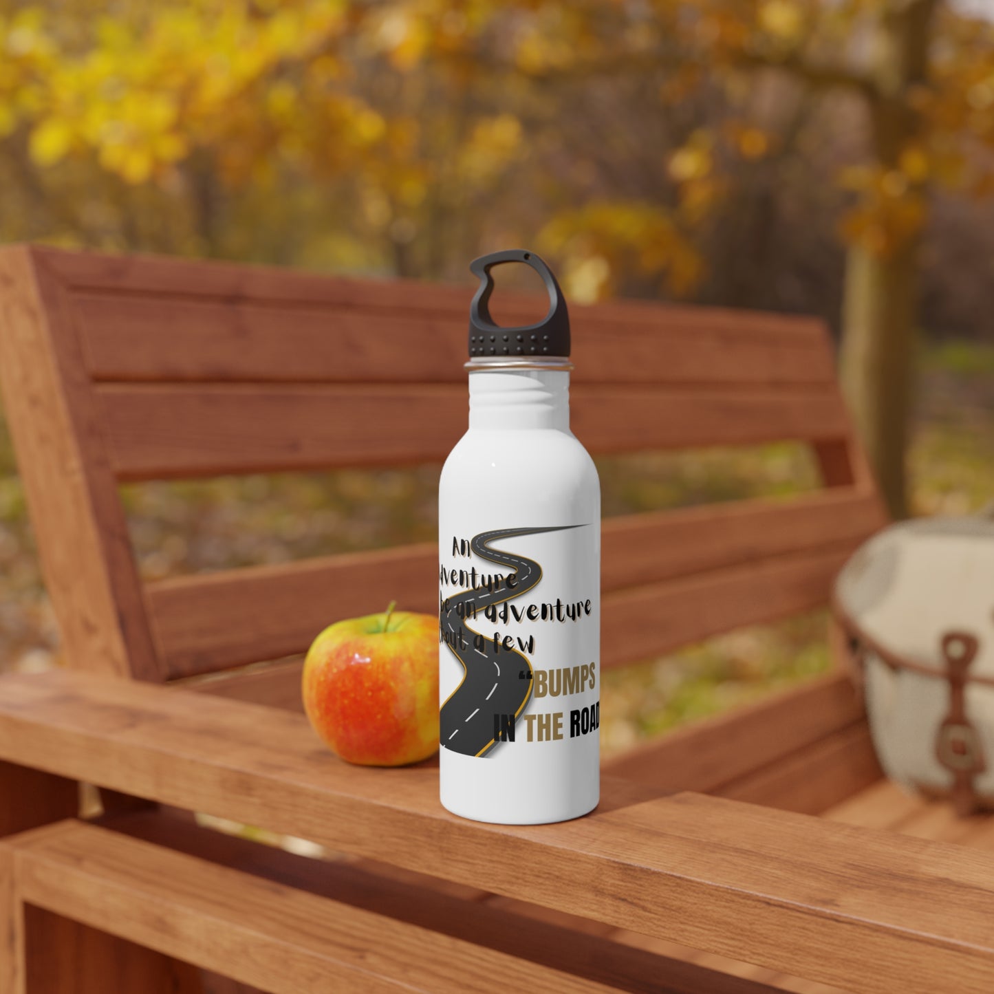 Adventure Quote / Stainless Steel Water Bottle