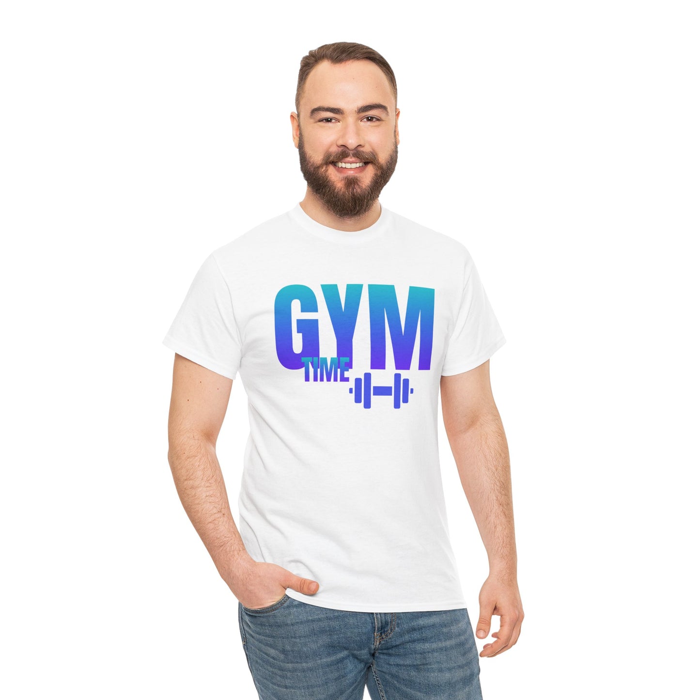 Gym Time / Bodybuilding Unisex Heavy Cotton Tee