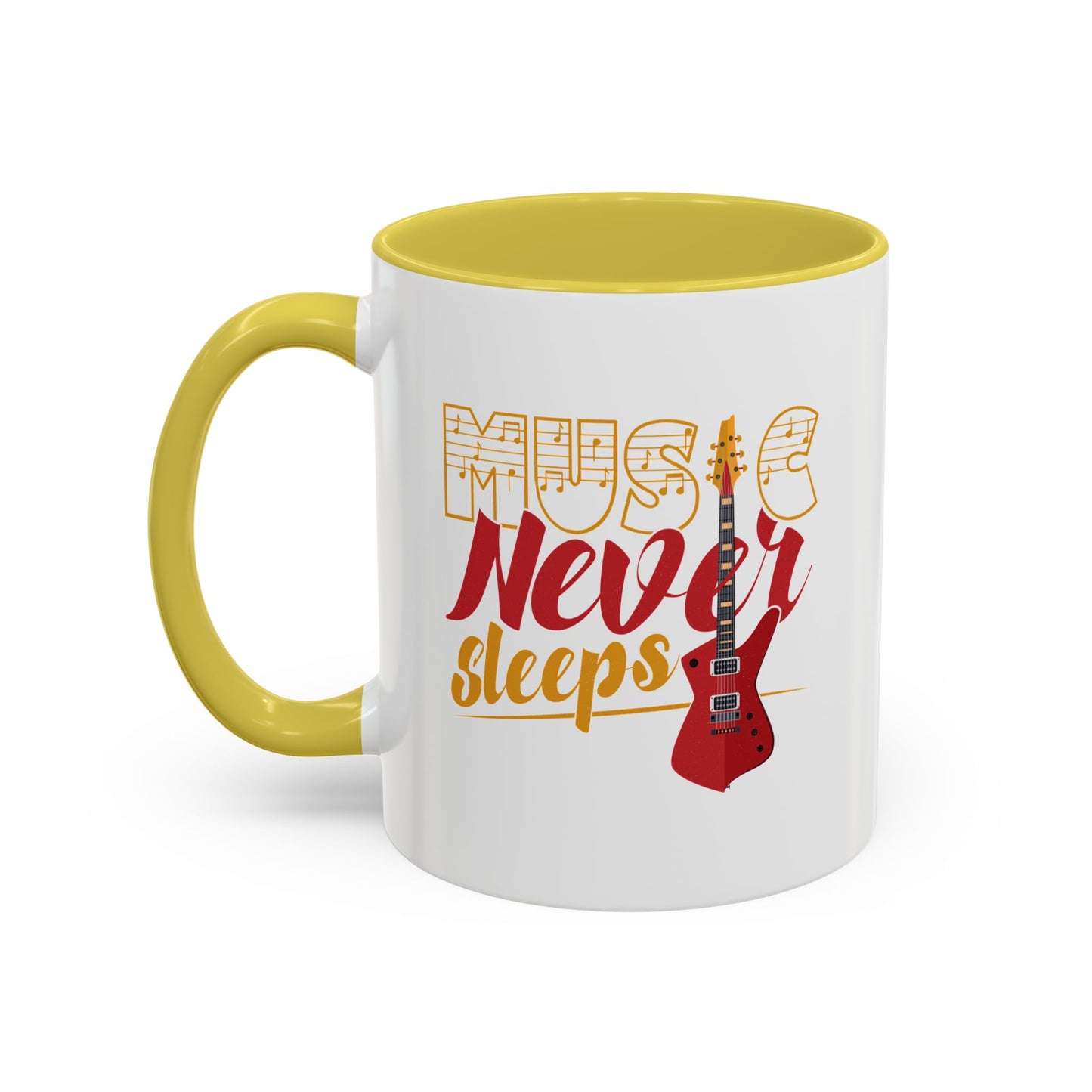 Music Never Sleeps / Colorful Mugs (11oz, 15oz)