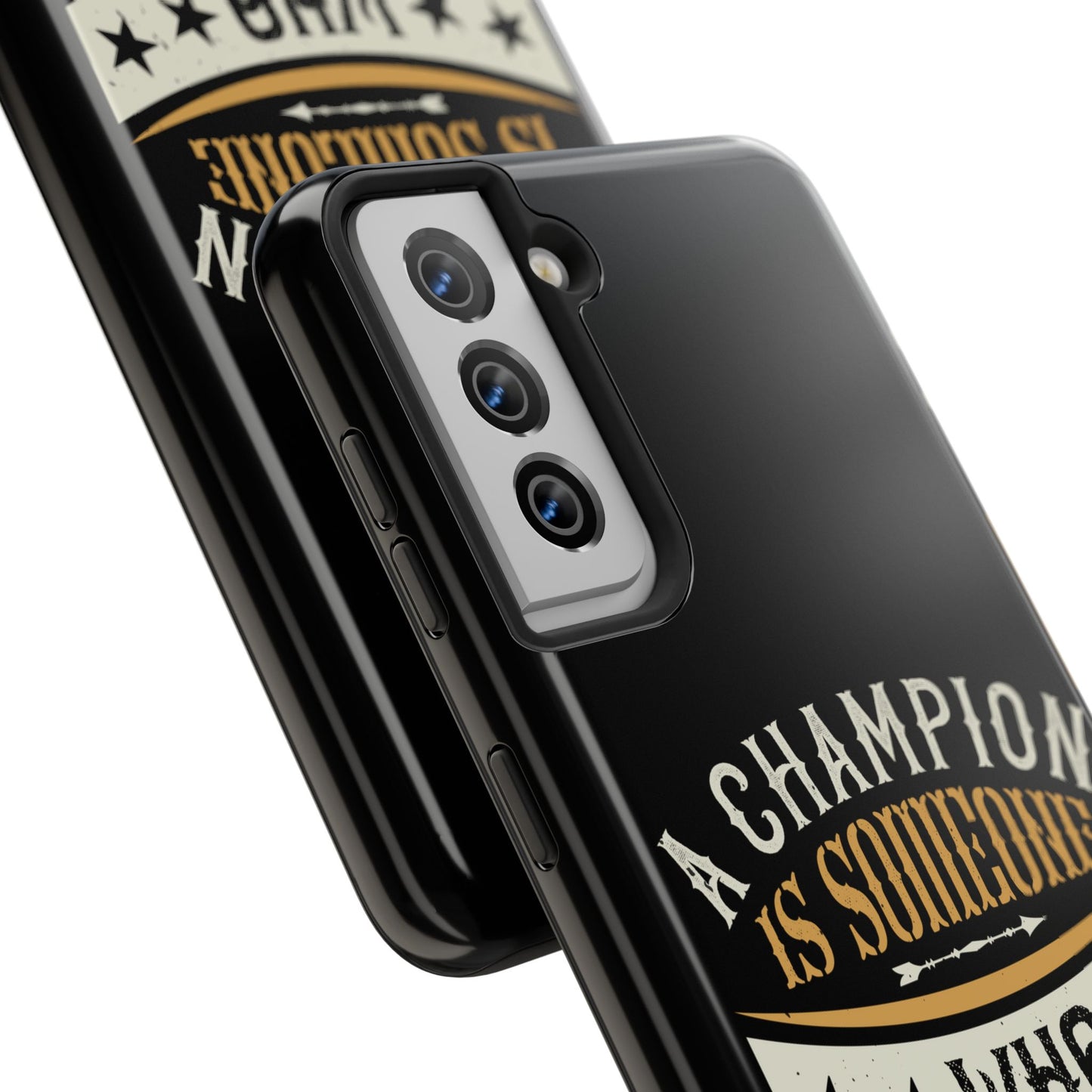 A champion is someone who gets up when he can't (Boxing)  / Tough Phone Cases