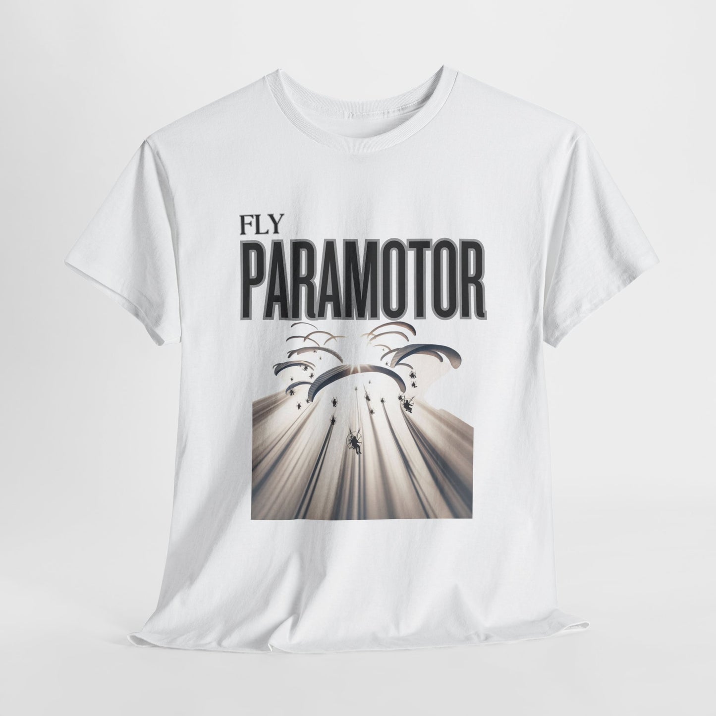 Fly Paramotor Unisex Heavy Cotton Tee