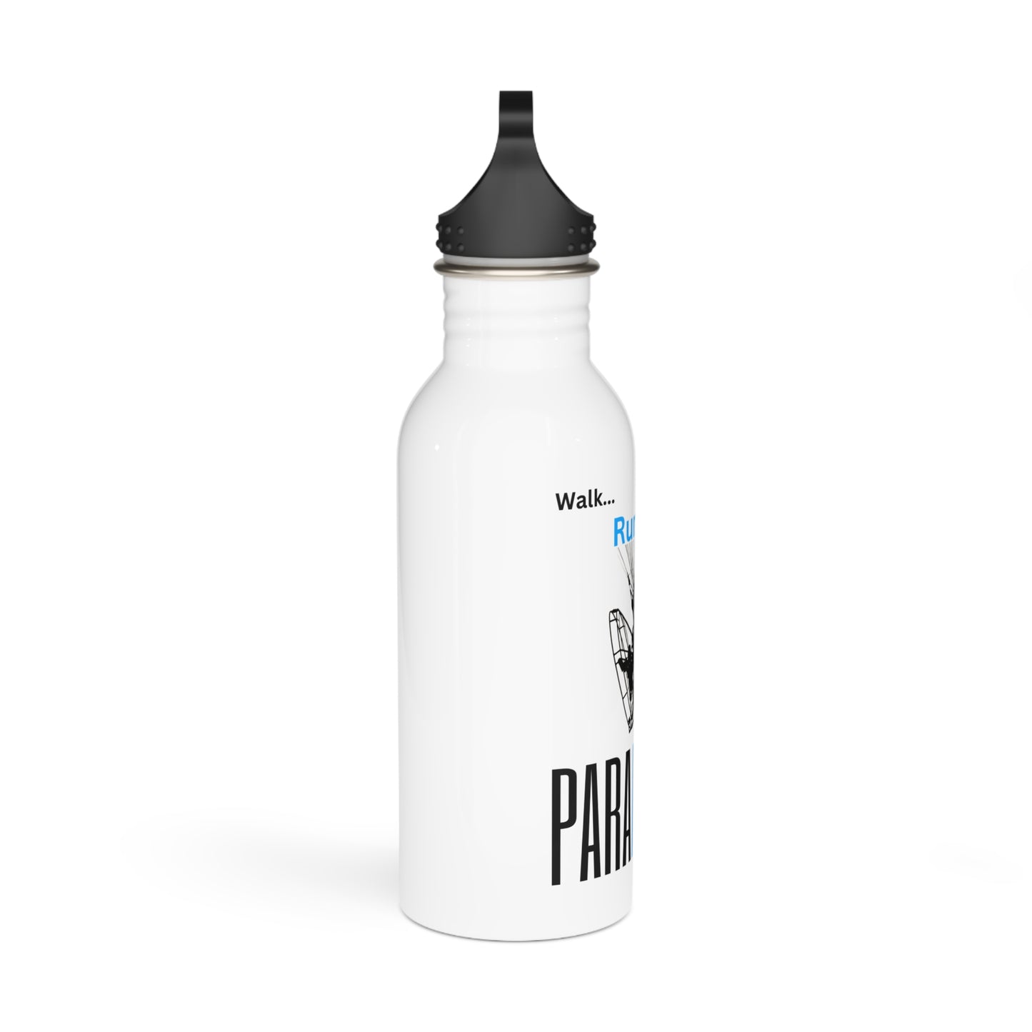 Walk Run Fly / Paramotor / Stainless Steel Water Bottle