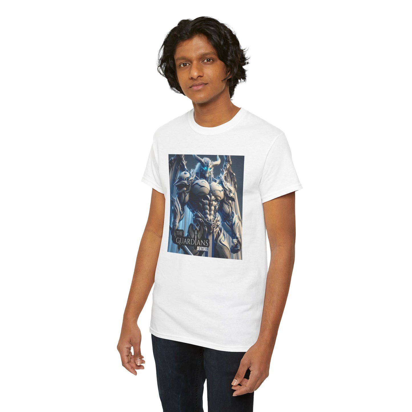 The Guardians Sentinel / Elite Unisex Heavy Cotton Tee (Made with AI)