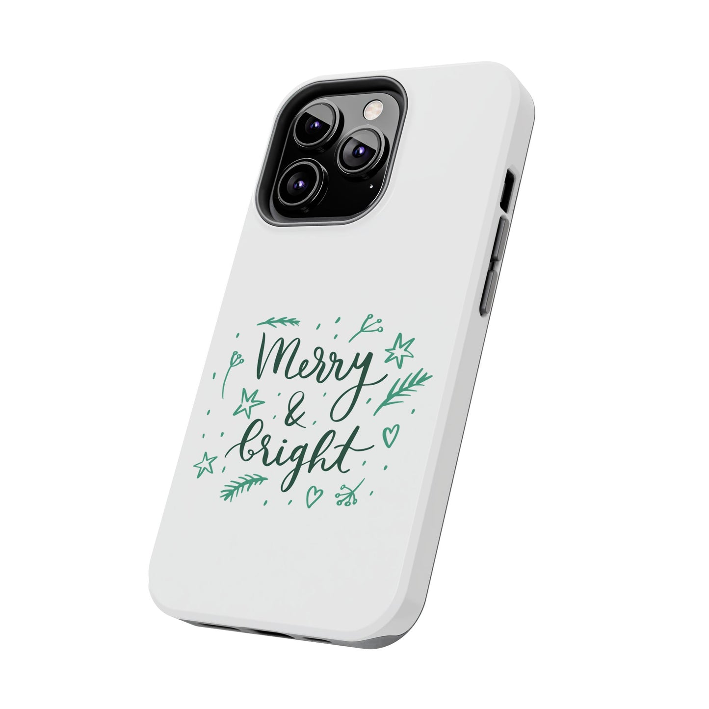 Merry and Bright (Christmas) / Tough Phone Cases