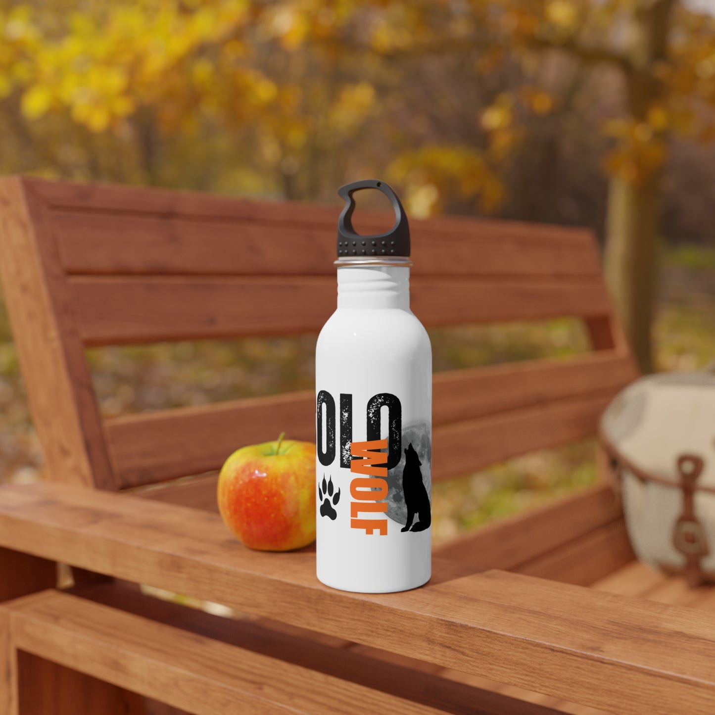 Solo Wolf / Stainless Steel Water Bottle