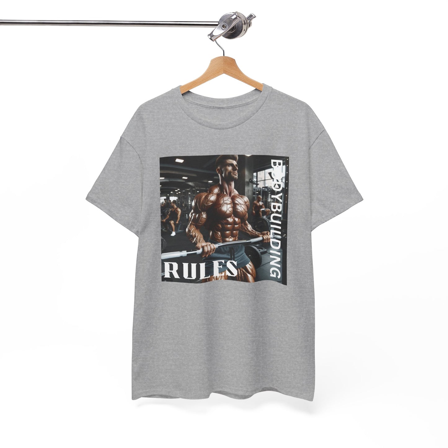 Bodybuilding Rules Unisex Heavy Cotton Tee