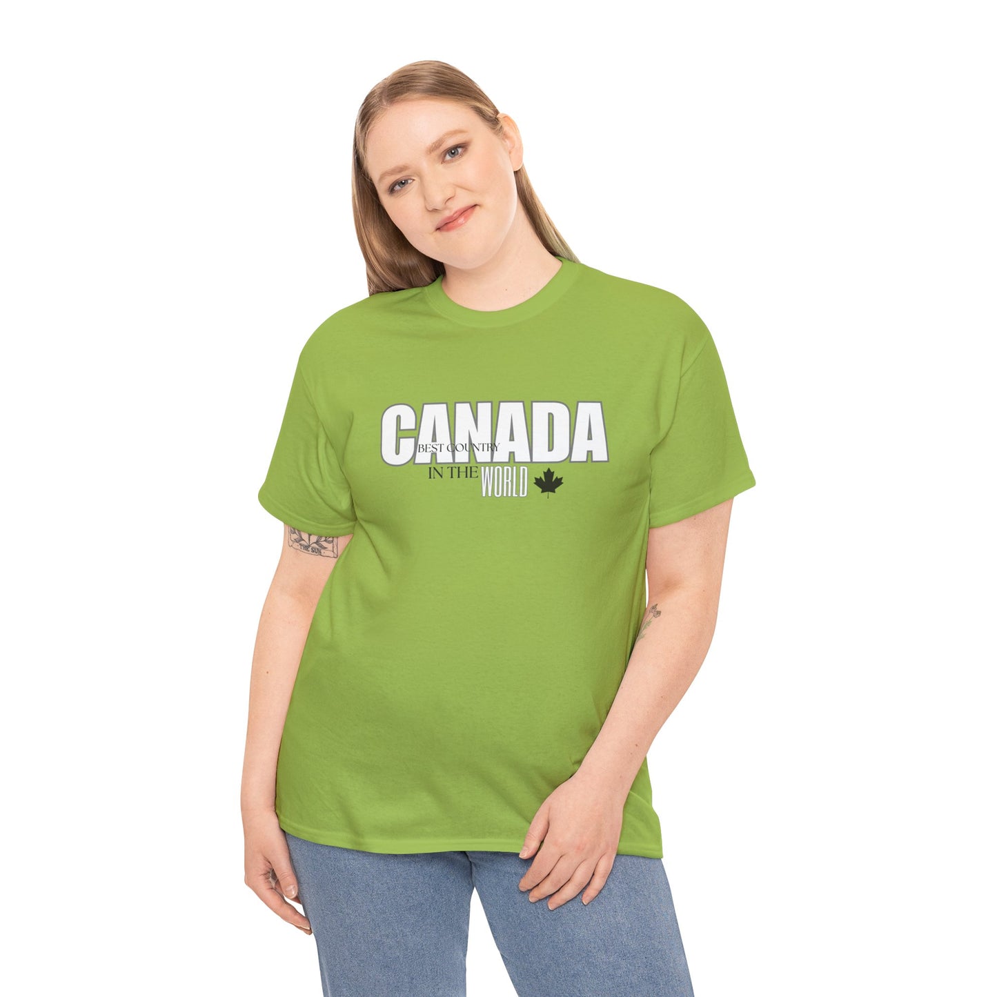 Canada Best Country In The World Unisex Heavy Cotton Tee