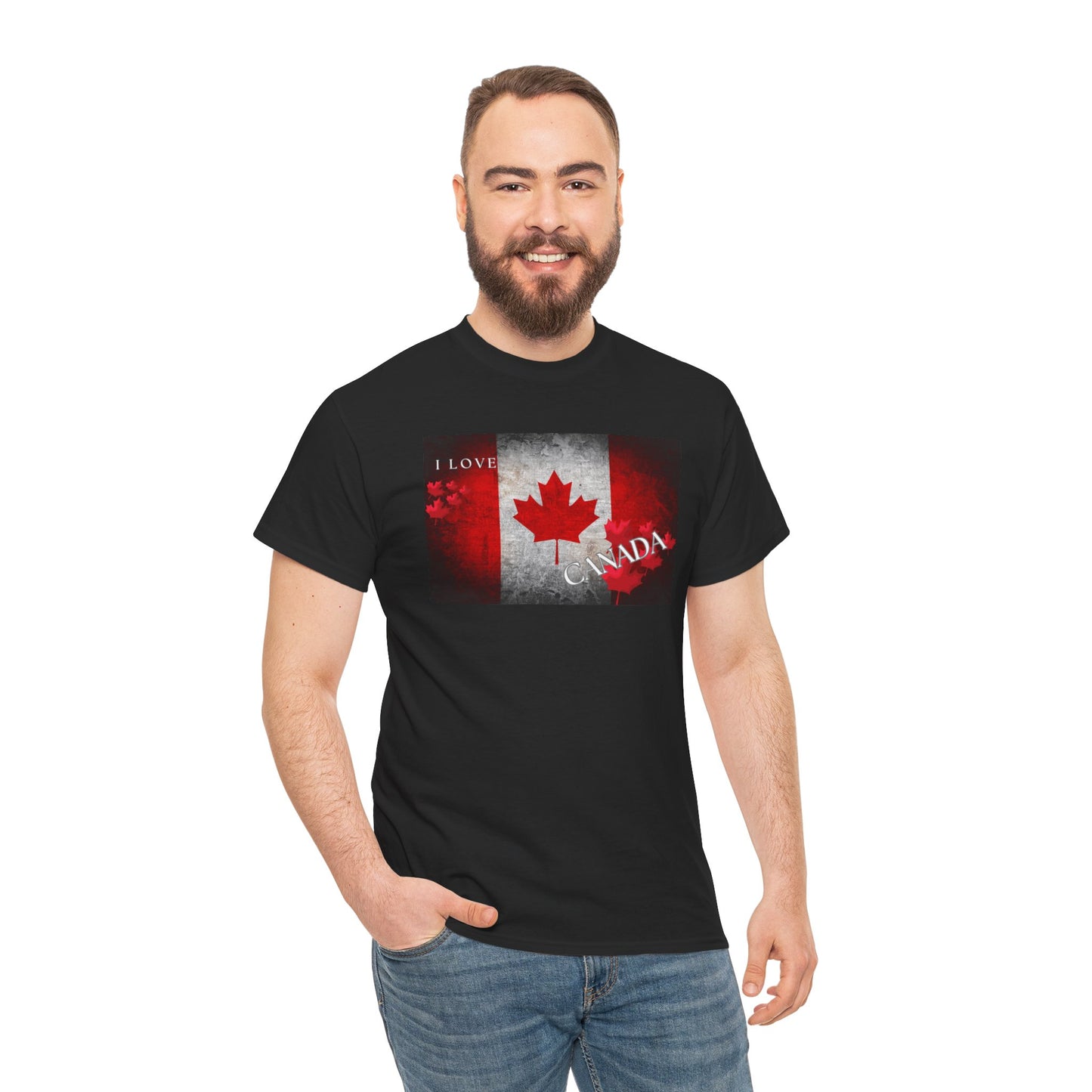 I Love Canada Unisex Heavy Cotton Tee