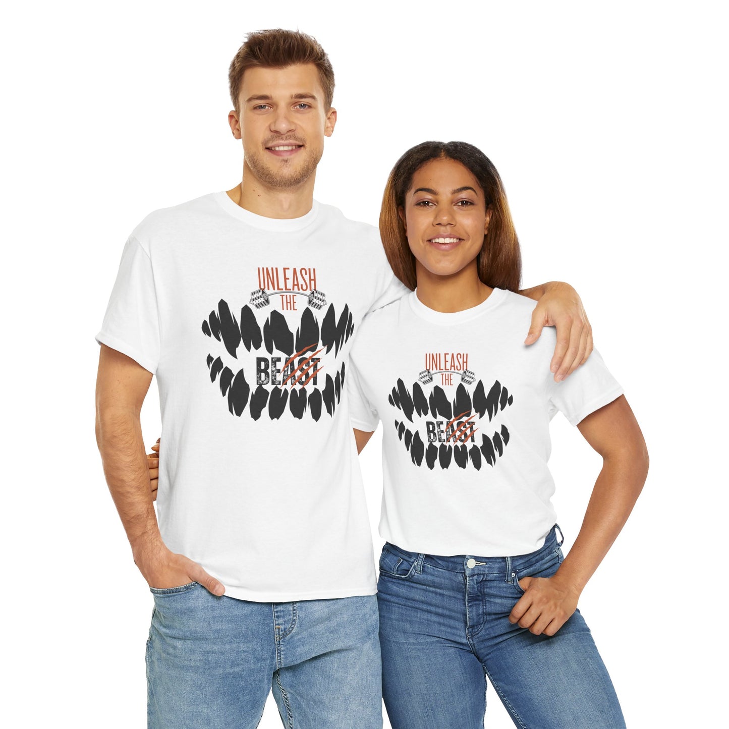 Unleash the Savage Unisex Heavy Cotton Tee