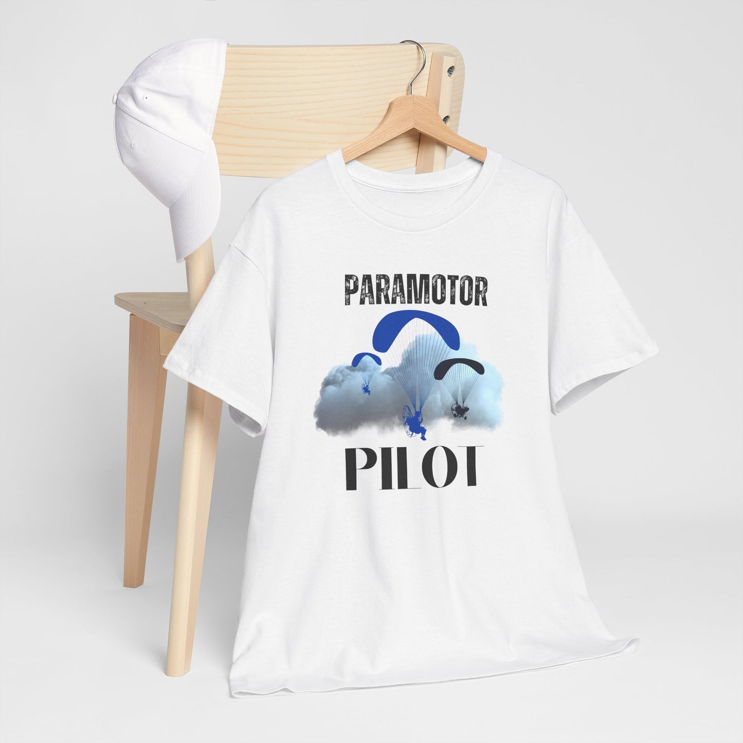 Paramotor Pilot Unisex Heavy Cotton Tee