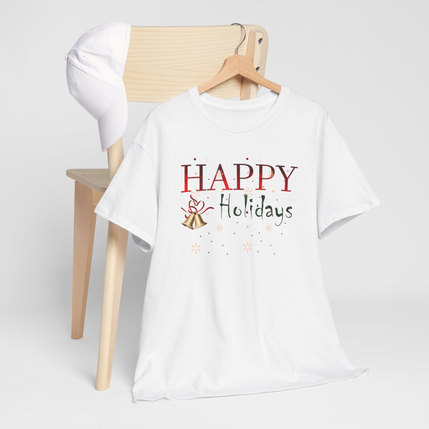 Happy Holidays Unisex Heavy Cotton Tee