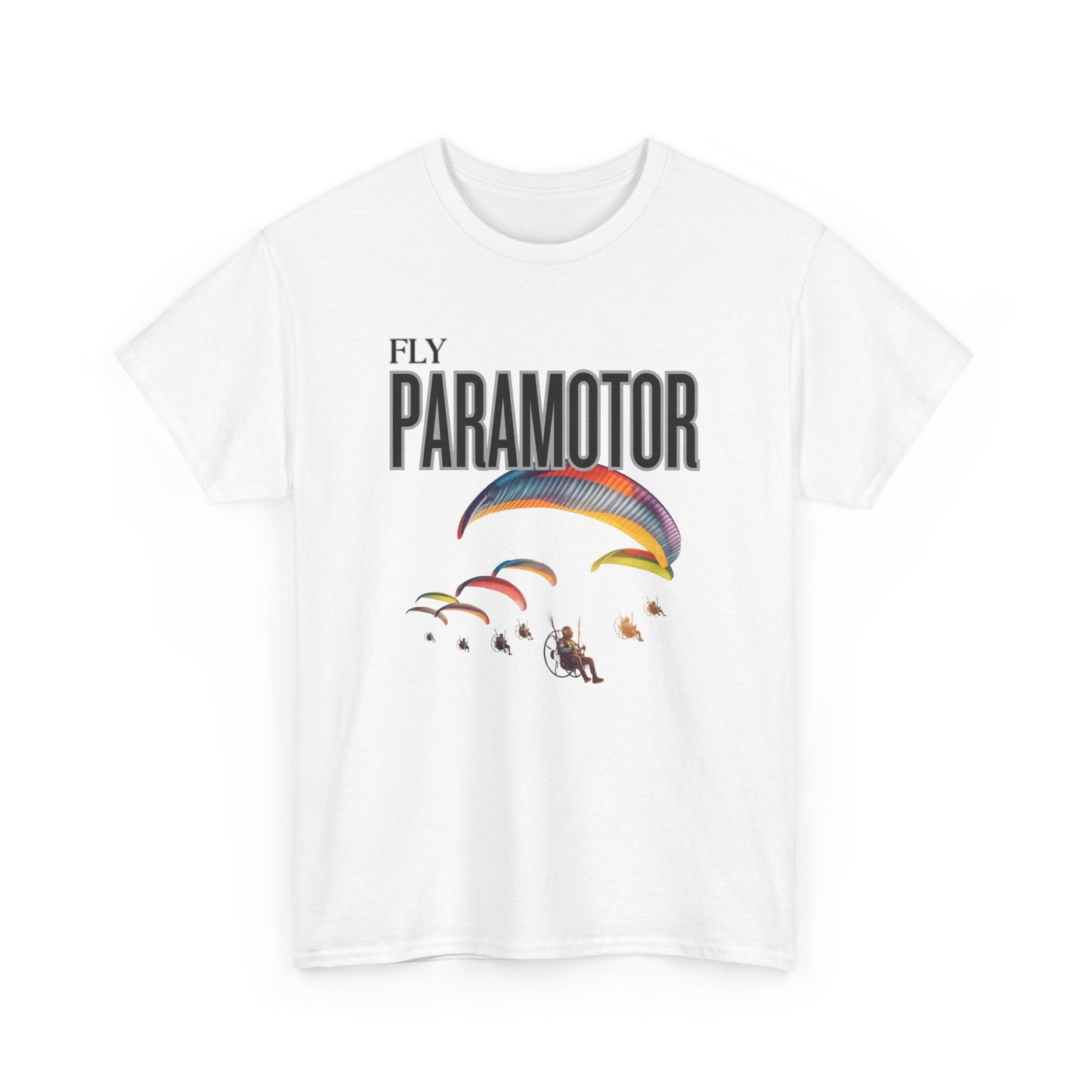 Fly Paramotor Unisex Heavy Cotton Tee