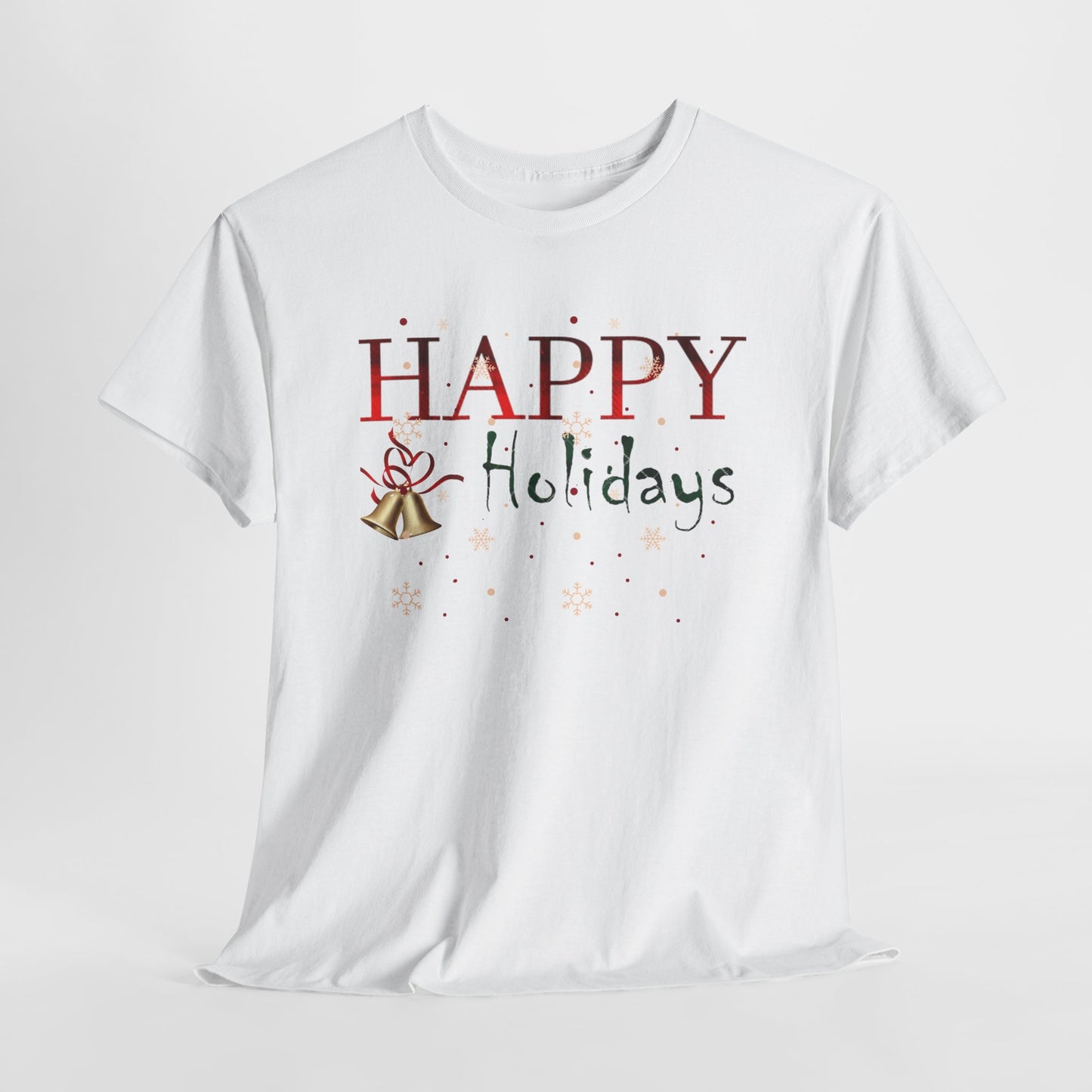 Happy Holidays Unisex Heavy Cotton Tee