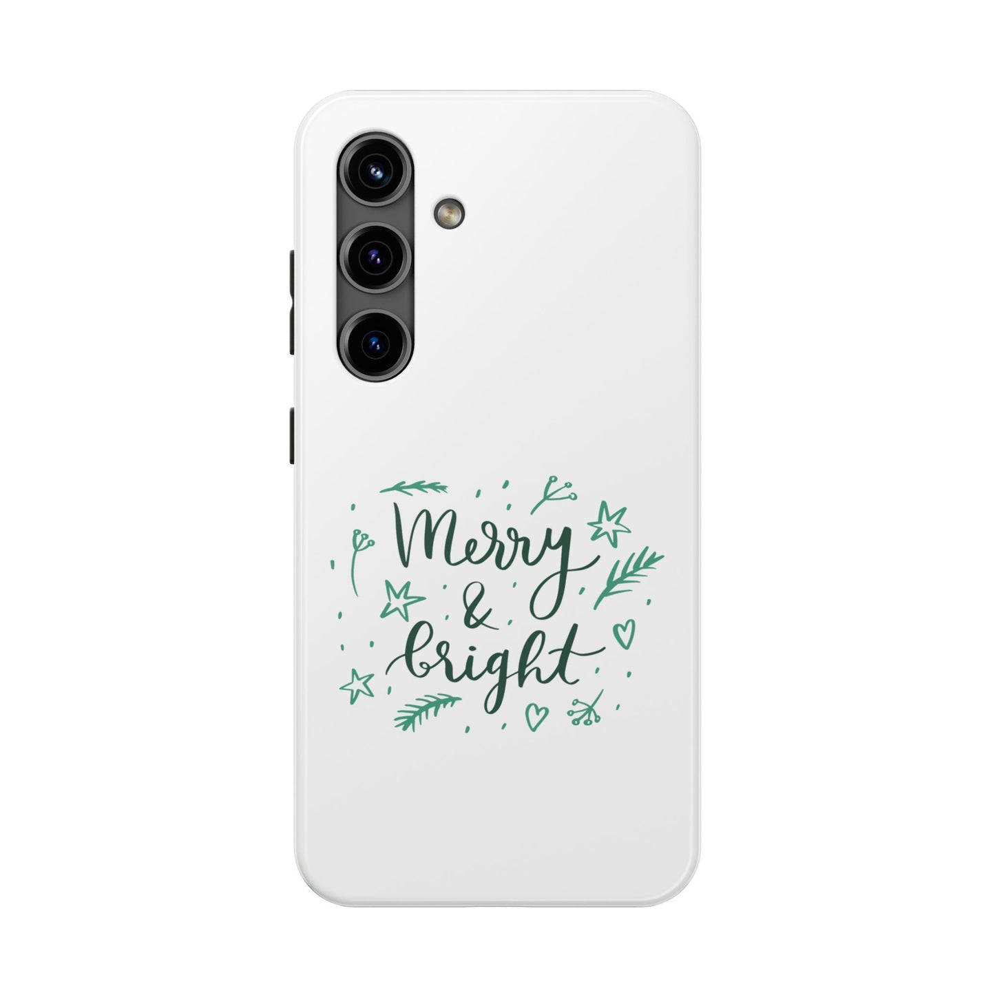 Merry and Bright (Christmas) / Tough Phone Cases