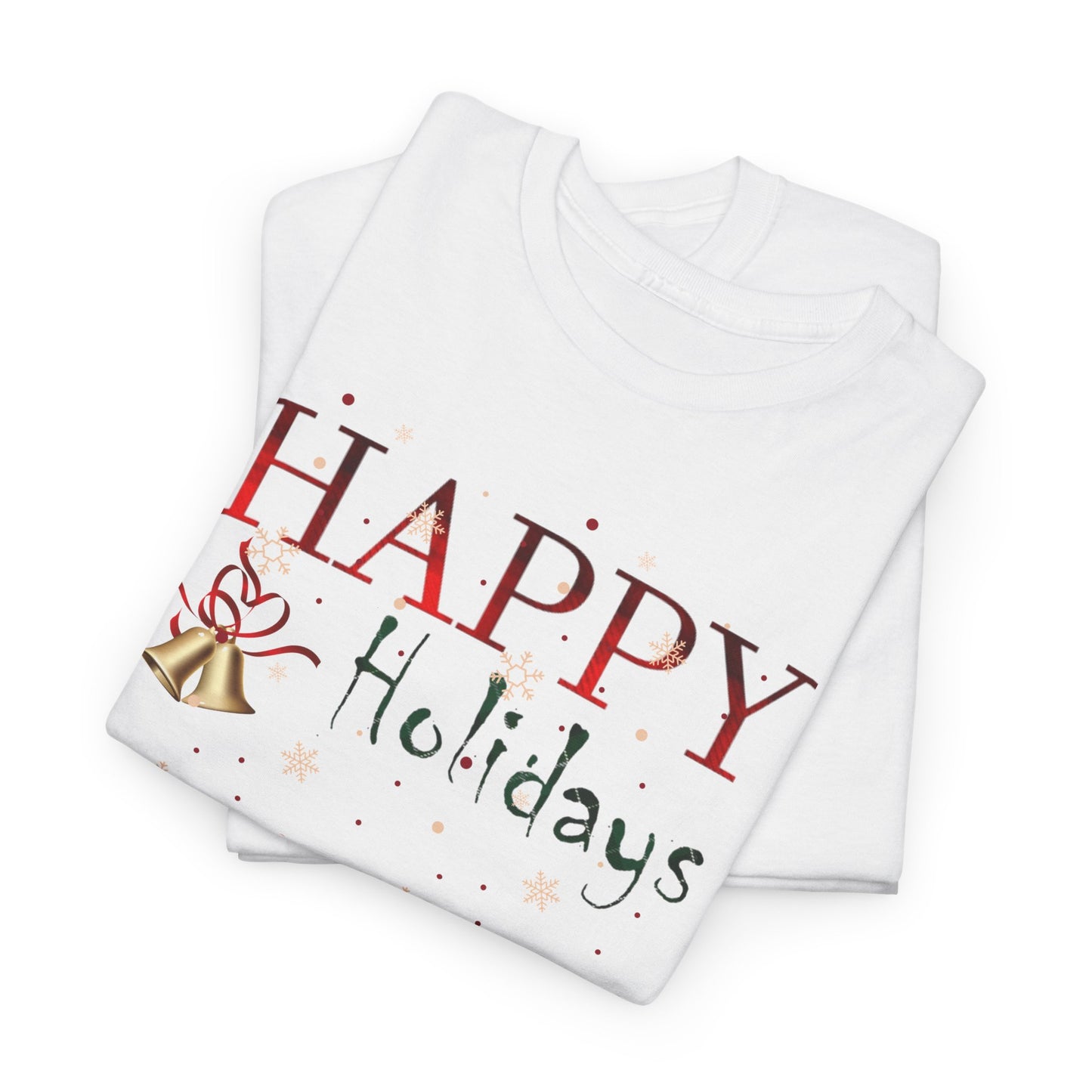 Happy Holidays Unisex Heavy Cotton Tee