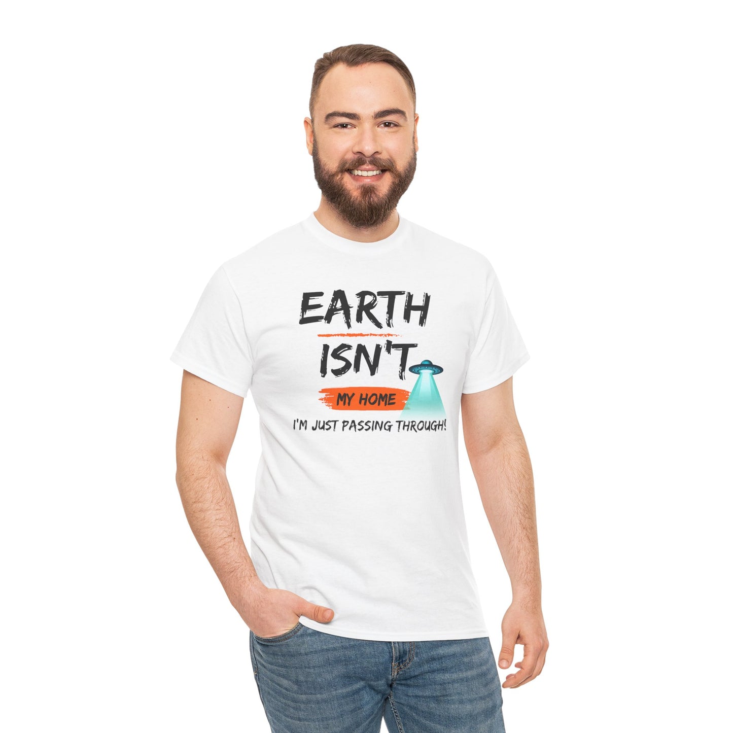 Earth Isn't My Home Unisex Heavy Cotton Tee