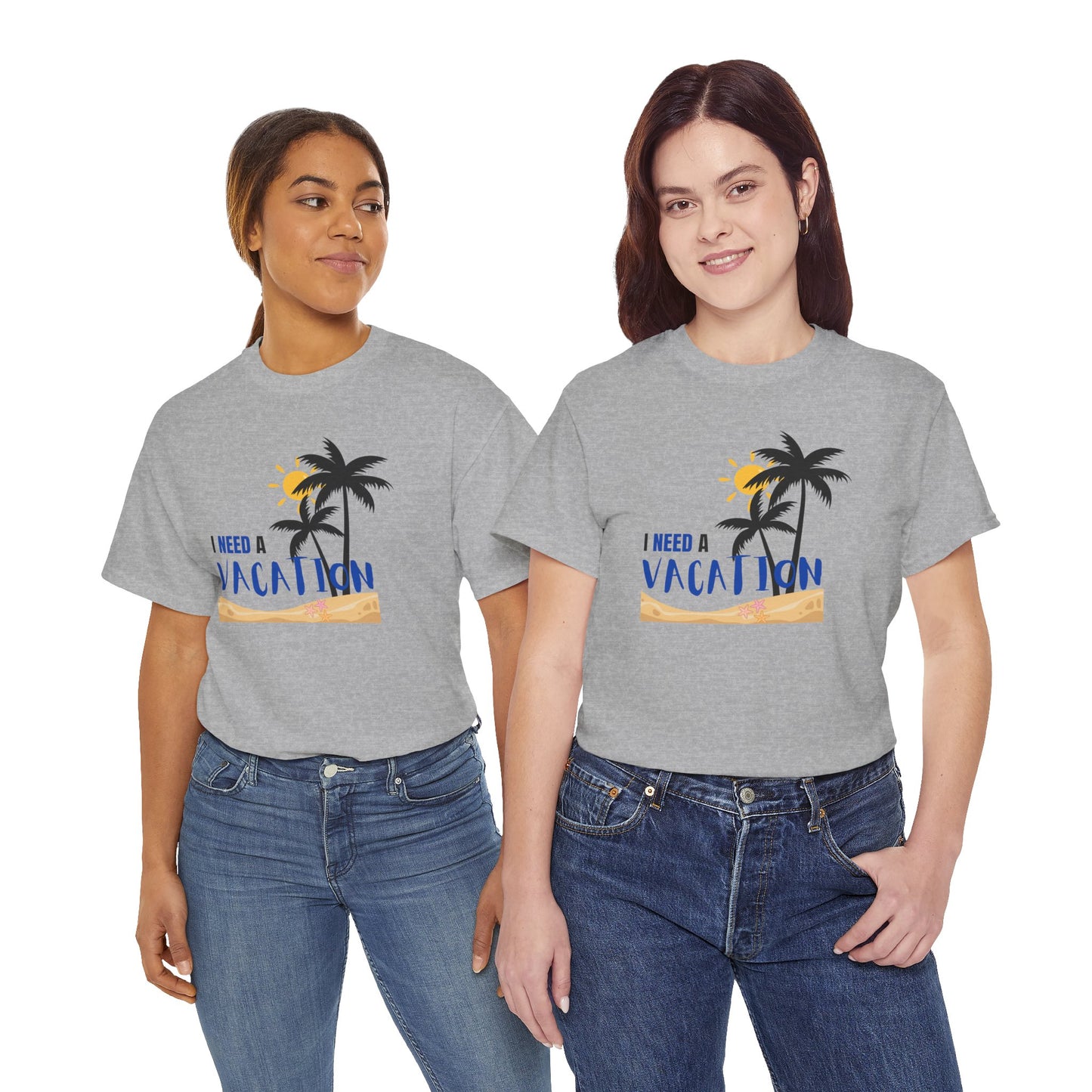 I Need a Vacation Unisex Heavy Cotton Tee