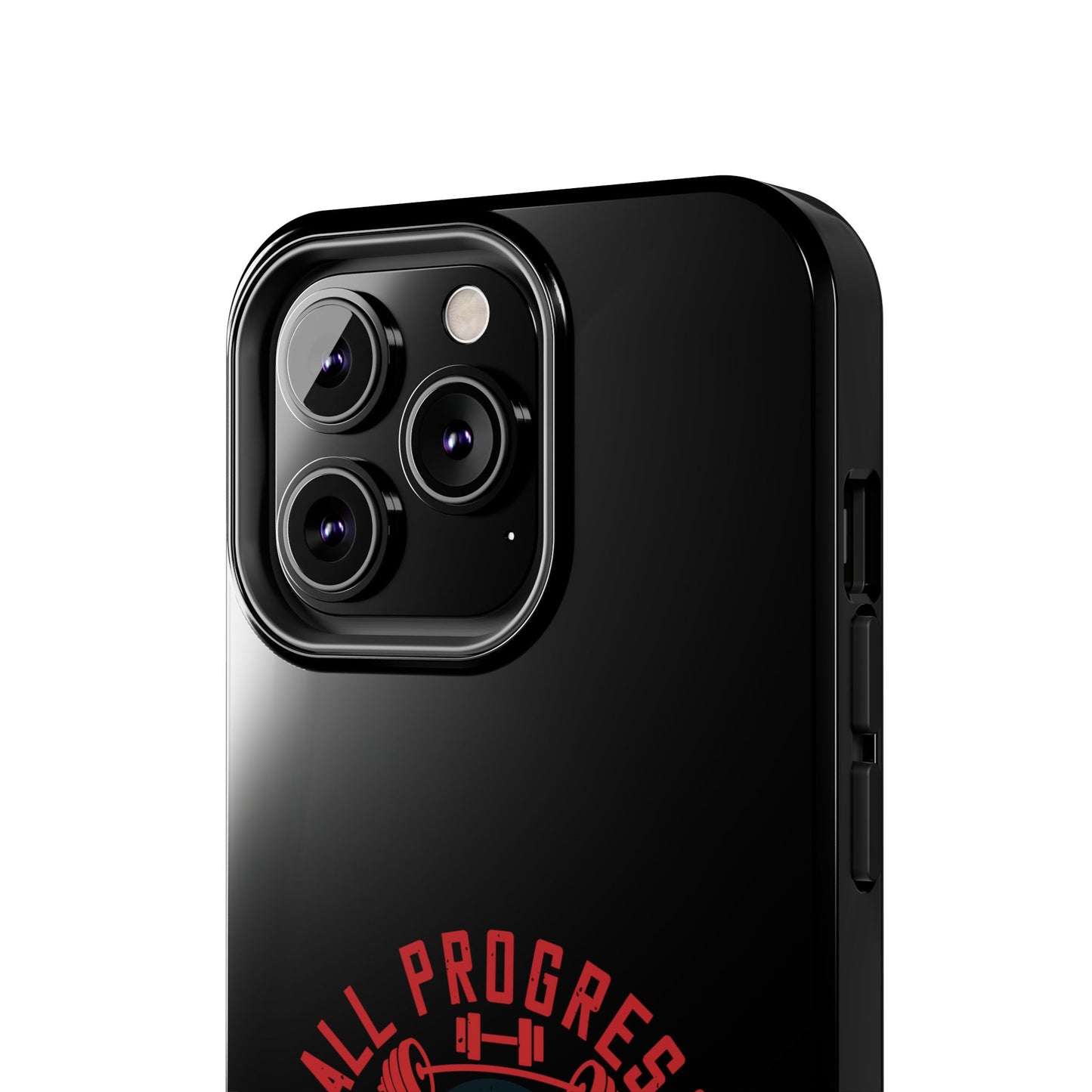 All progress takes place outside the comfort zone / Tough Phone Cases