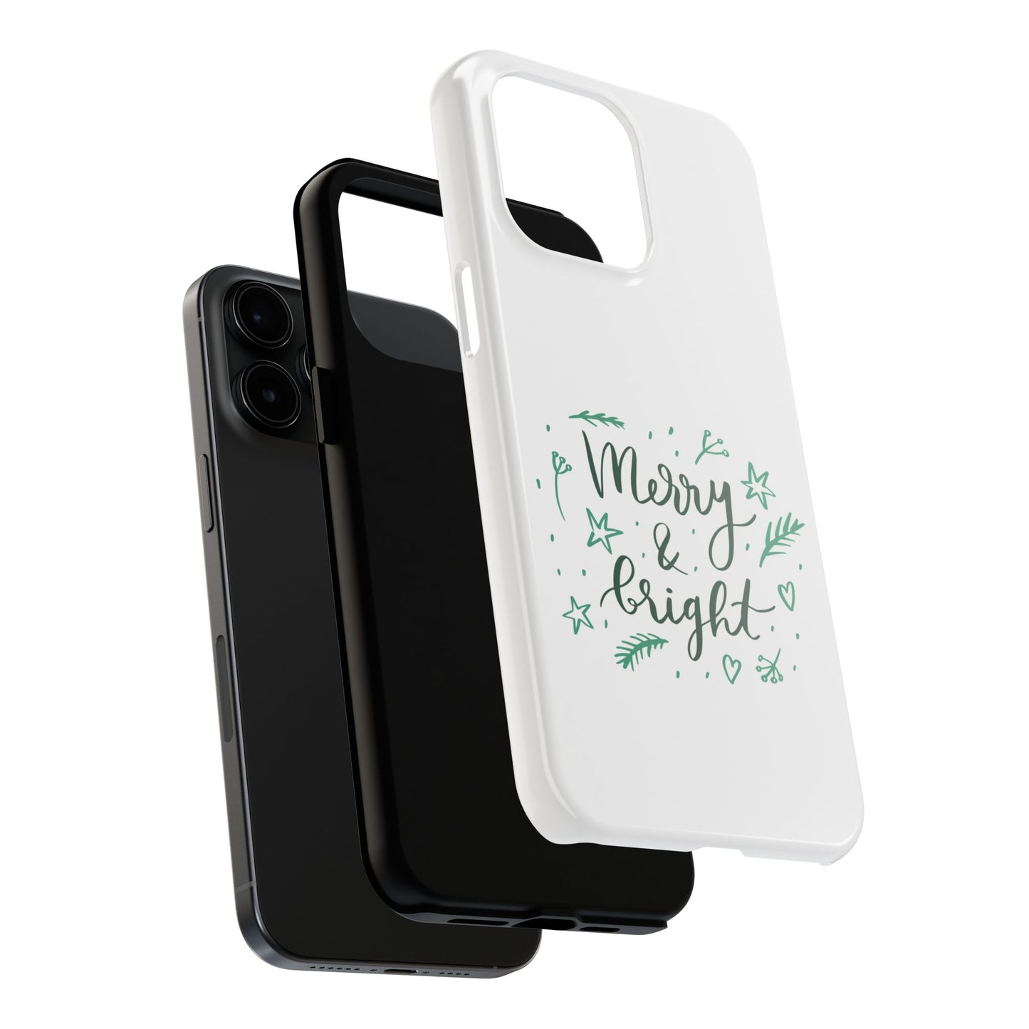 Merry and Bright (Christmas) / Tough Phone Cases