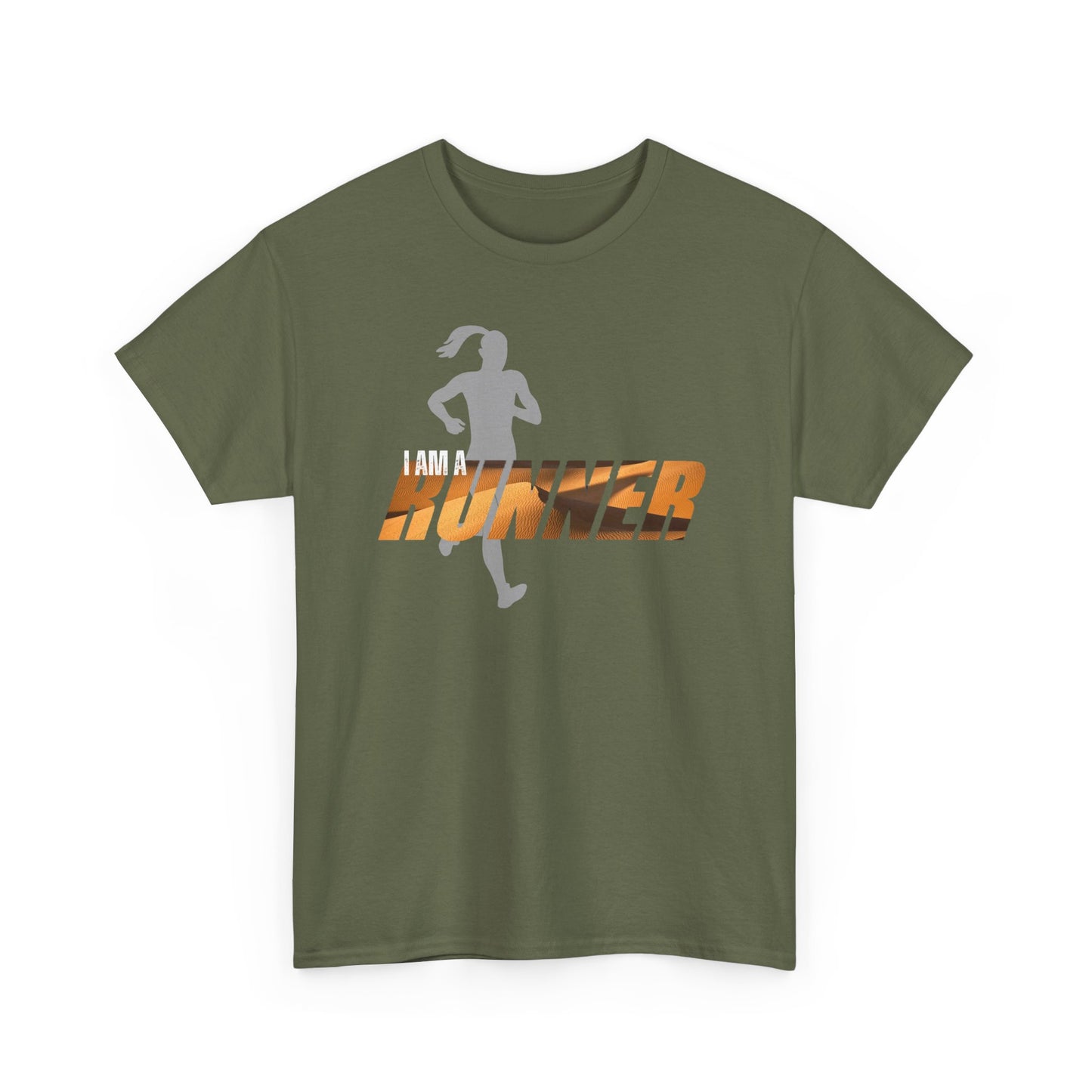 I am a Runner Unisex Heavy Cotton Tee