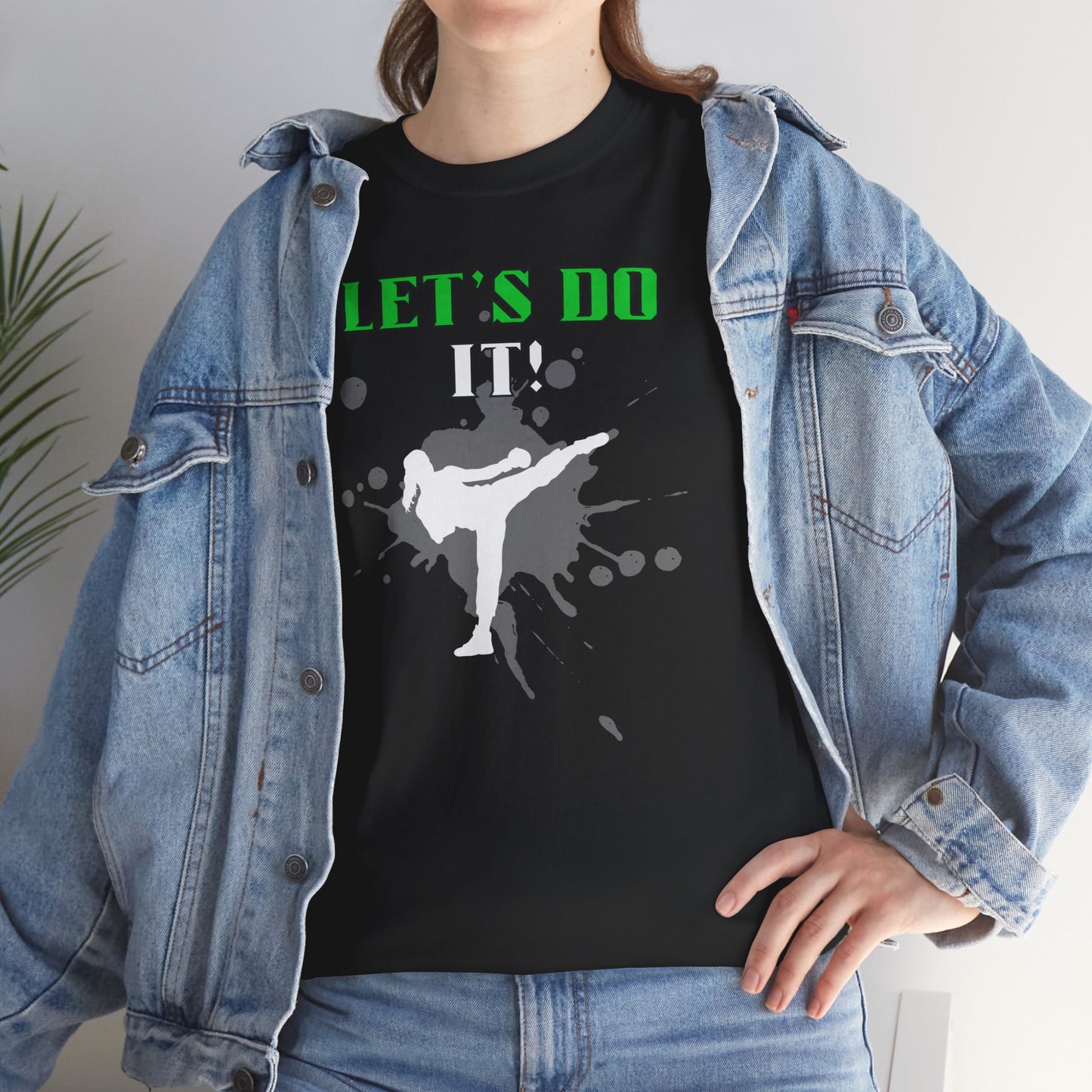 Let's Do It quote Unisex Heavy Cotton Tee