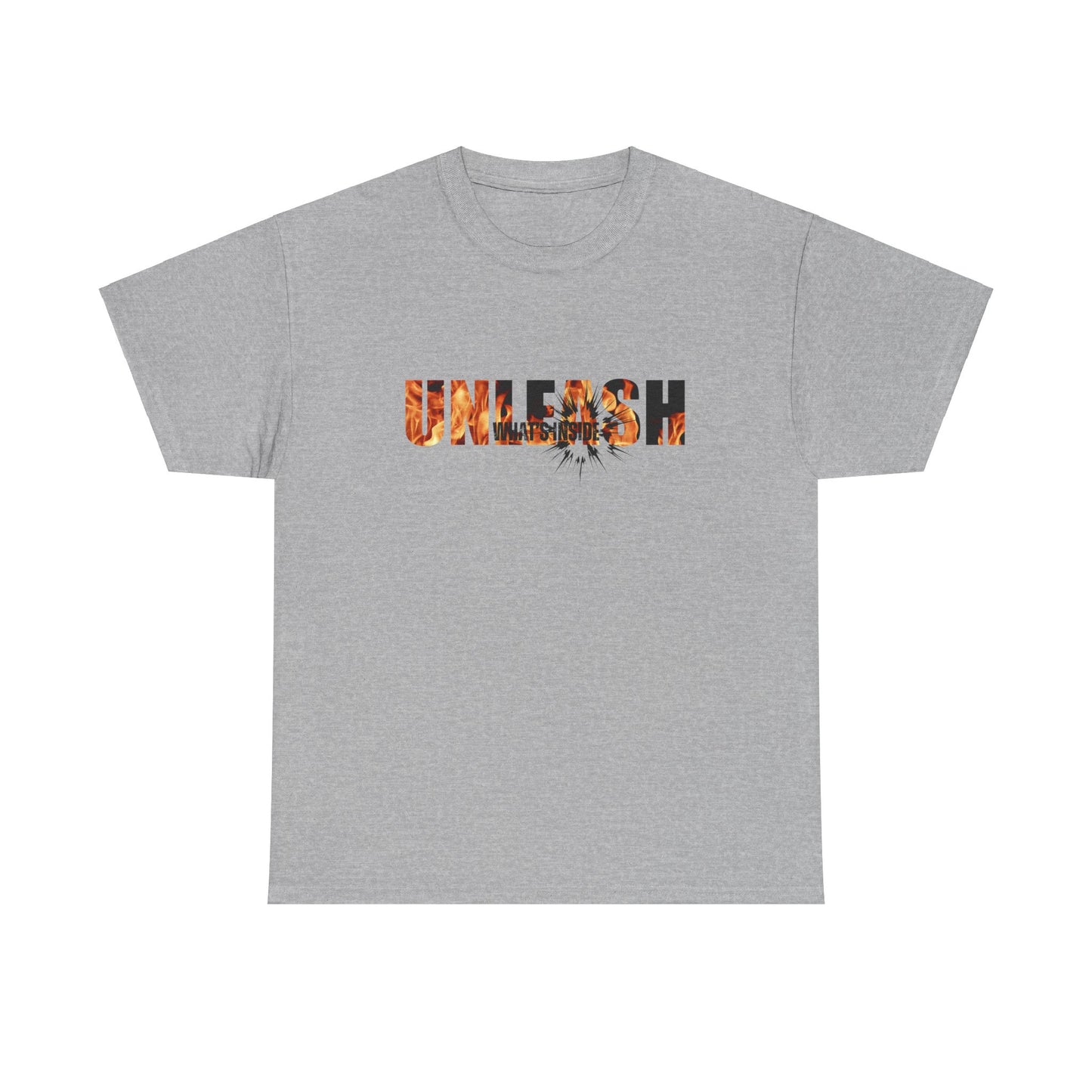 Unleash what's Inside Unisex Heavy Cotton Tee