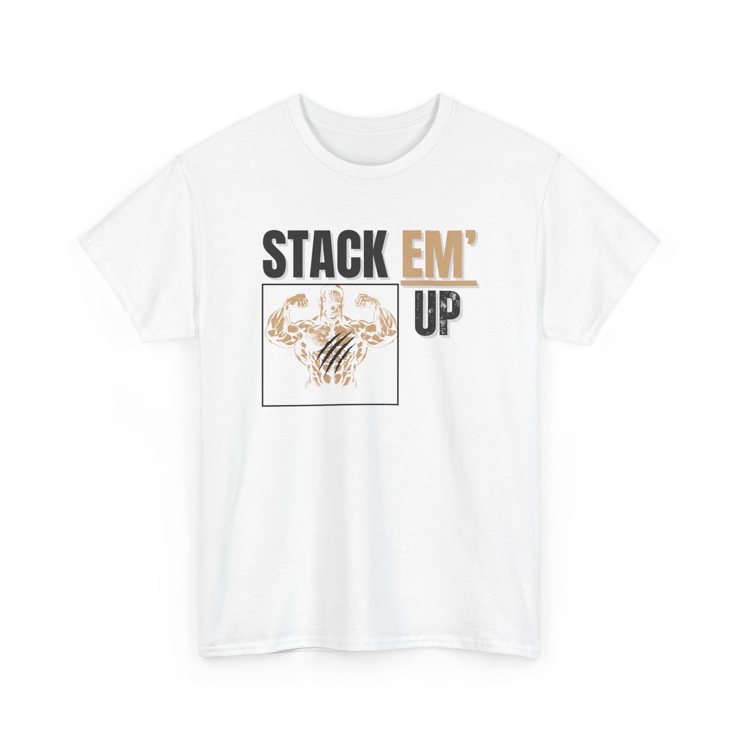 Stack Em Up  Unisex Heavy Cotton Tee