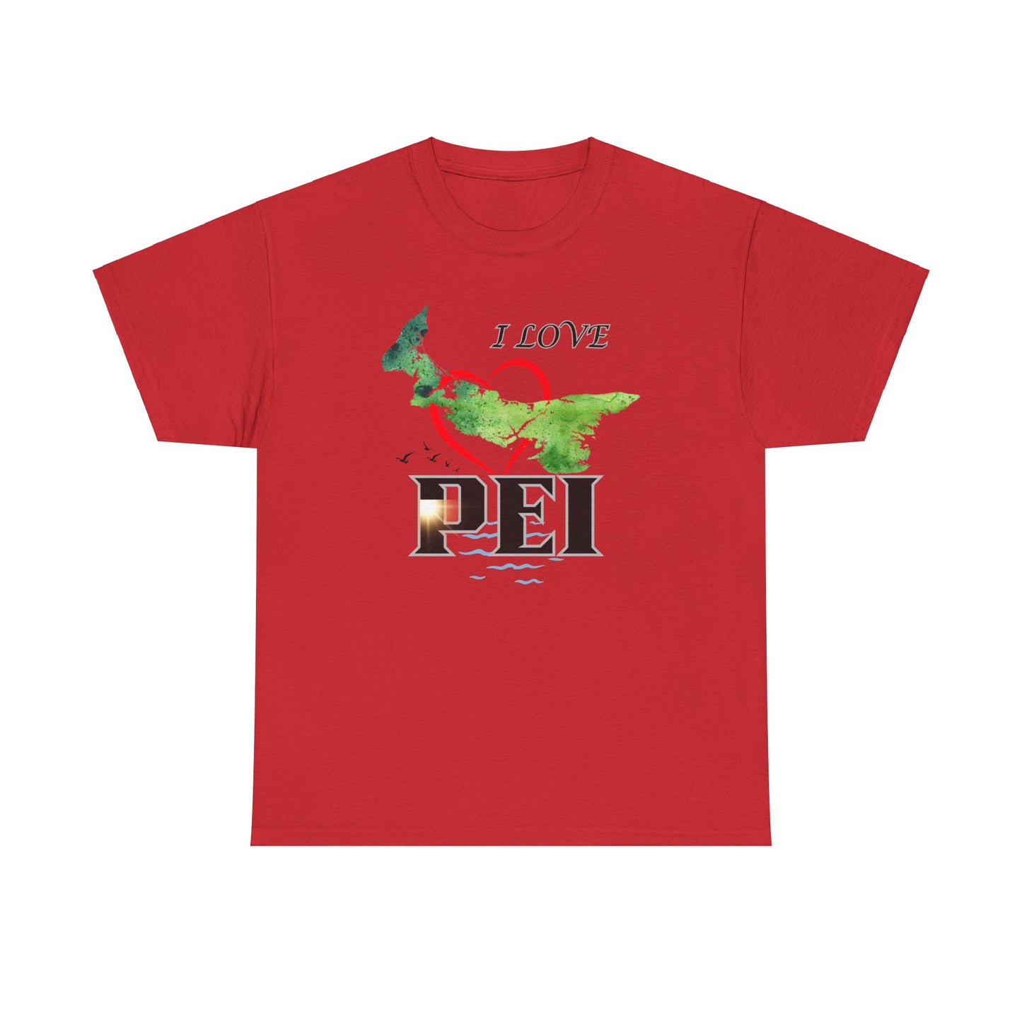 I Love PEI / Canada Unisex Heavy Cotton Tee