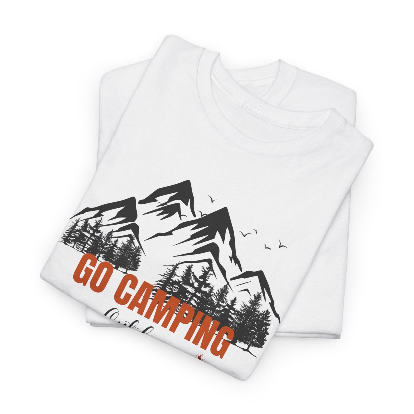 Go Camping Outdoors Unisex Heavy Cotton Tee