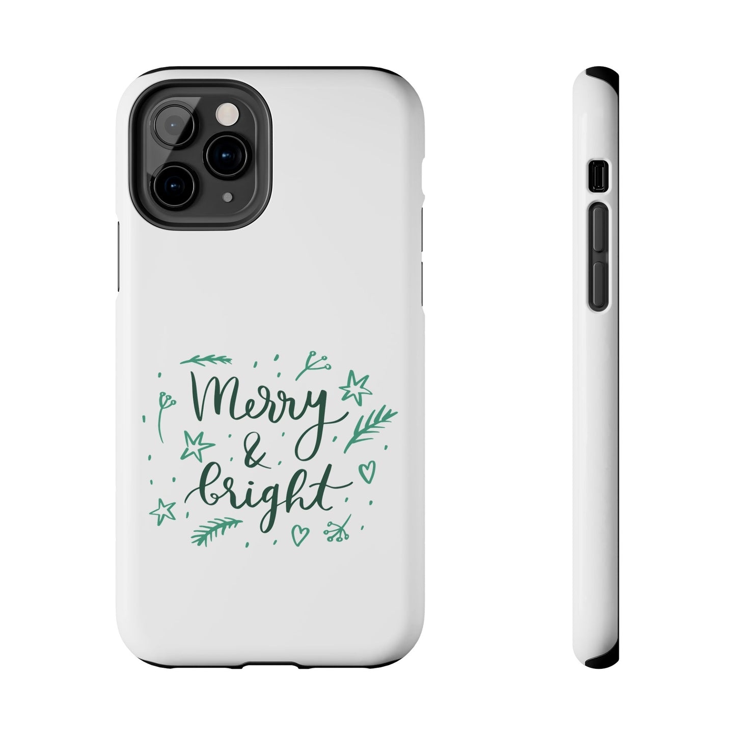 Merry and Bright (Christmas) / Tough Phone Cases