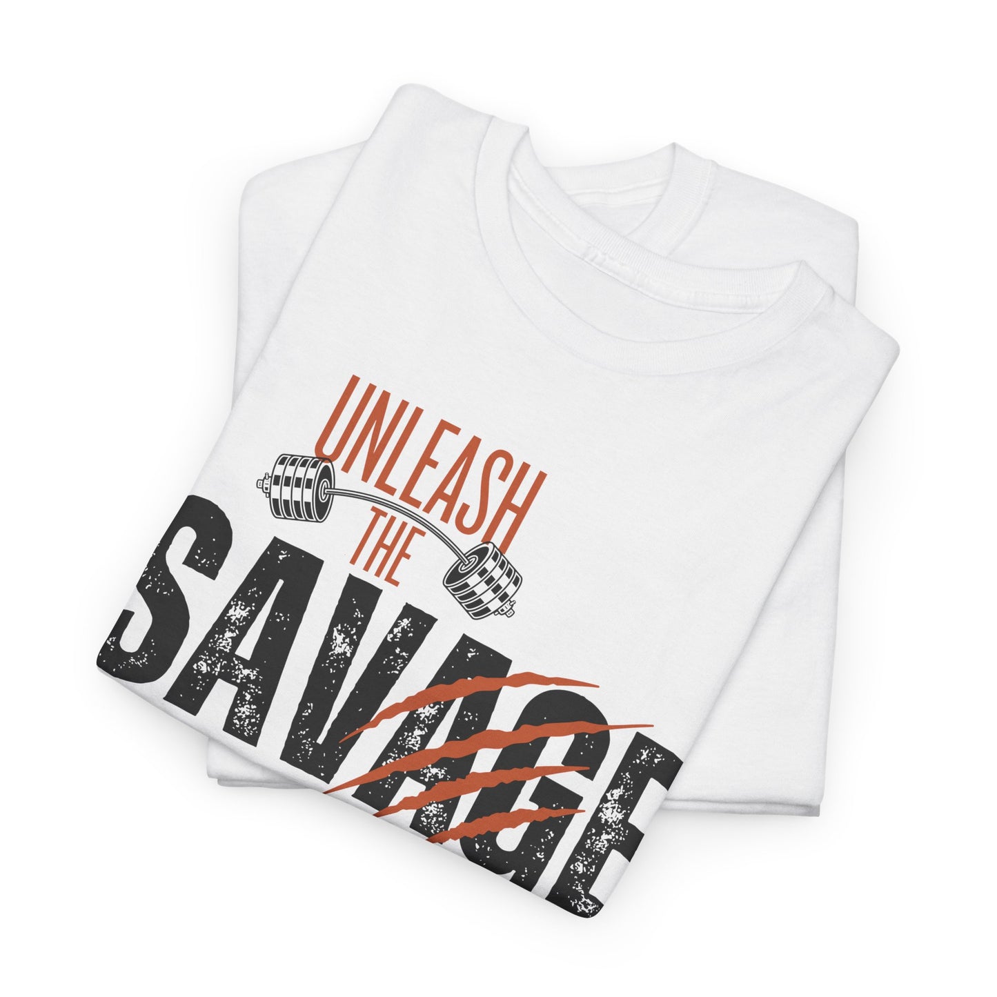 Unleash the Savage Unisex Heavy Cotton Tee