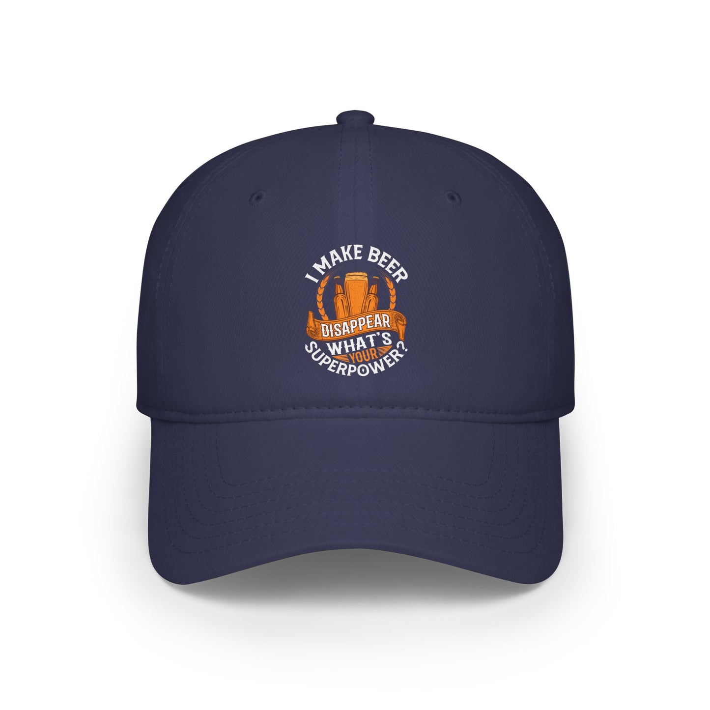 I make beer disappear / Low Profile Baseball Cap