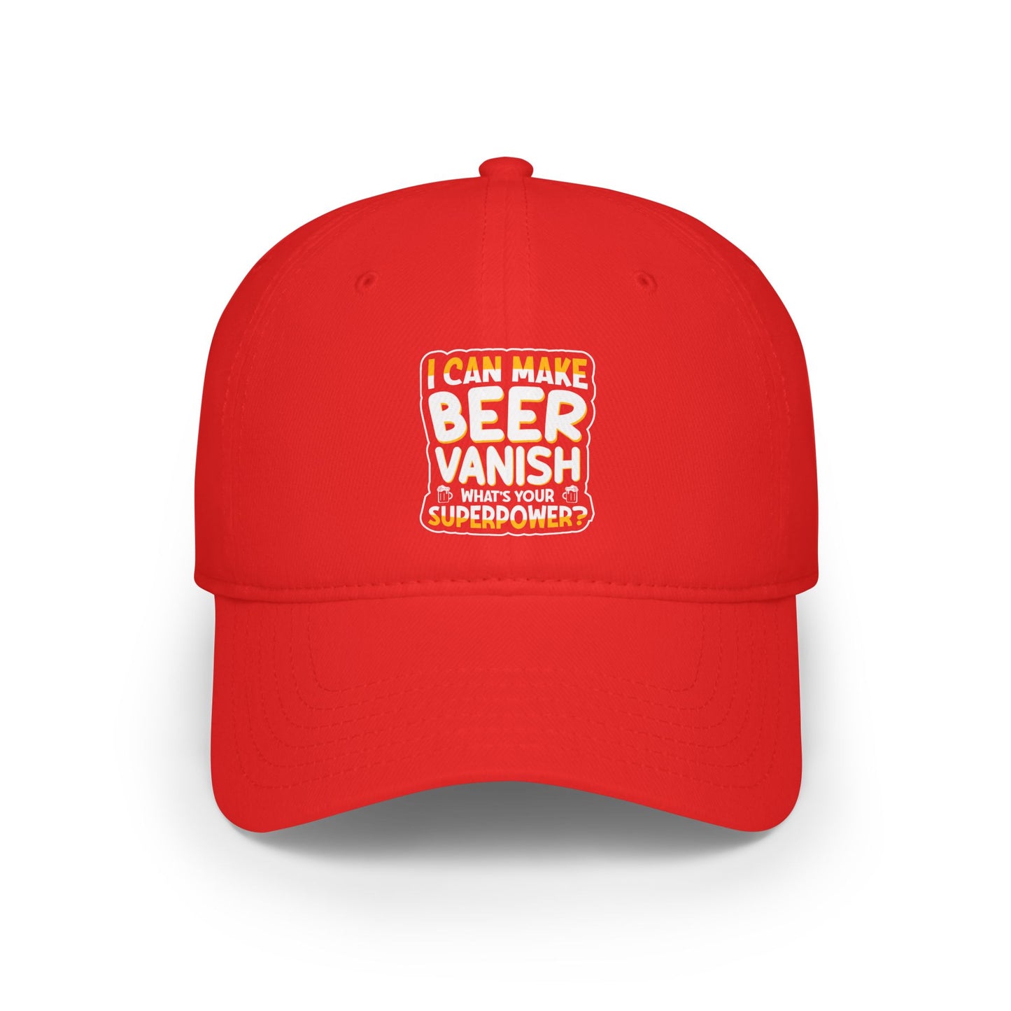 I can make beer vanish / Low Profile Baseball Cap