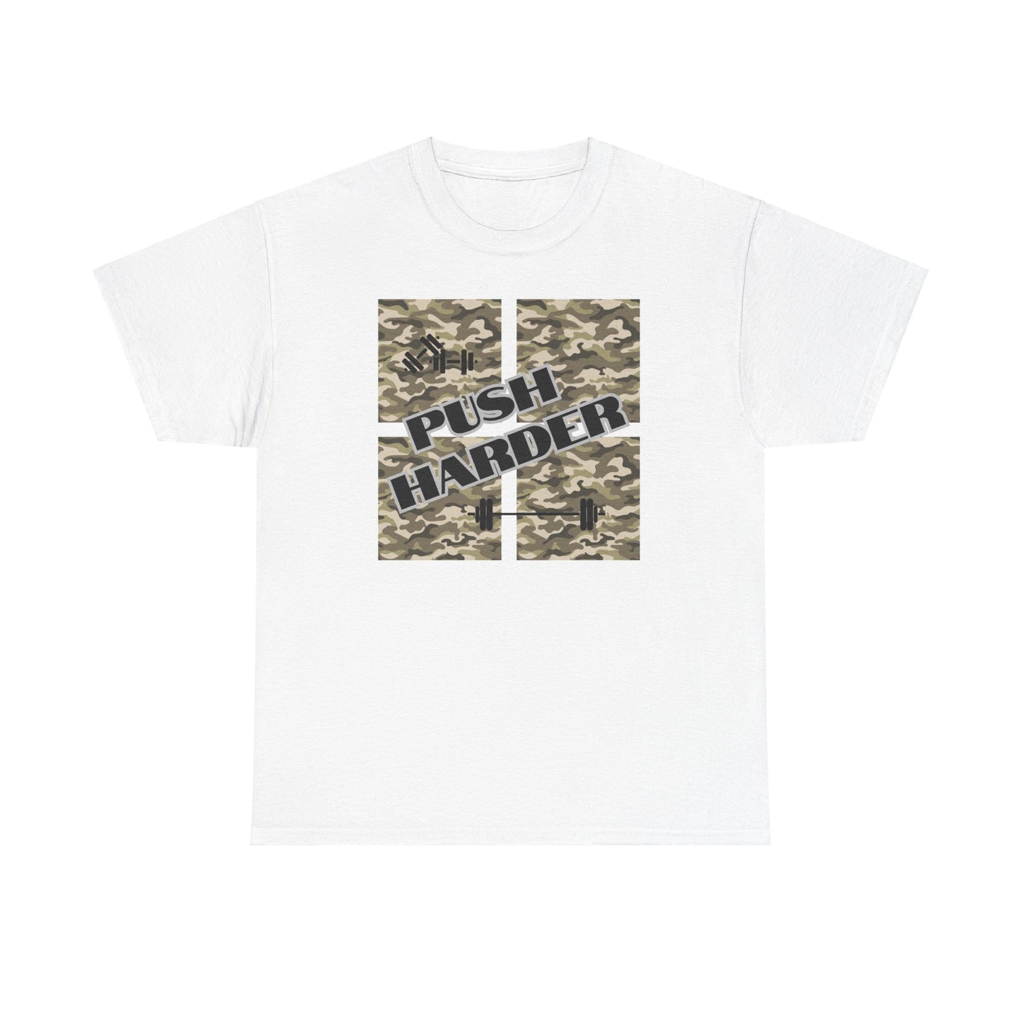 Push Harder Unisex Heavy Cotton Tee