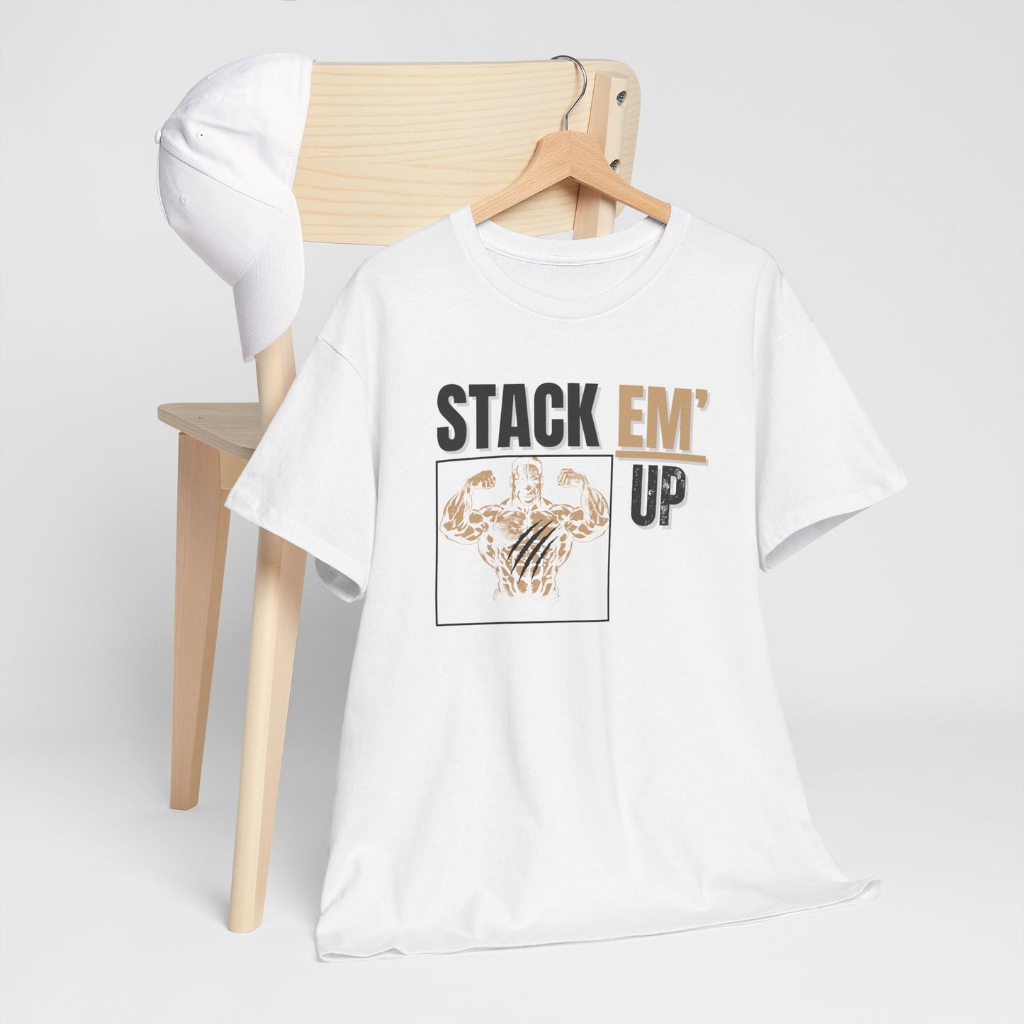 Stack Em Up  Unisex Heavy Cotton Tee