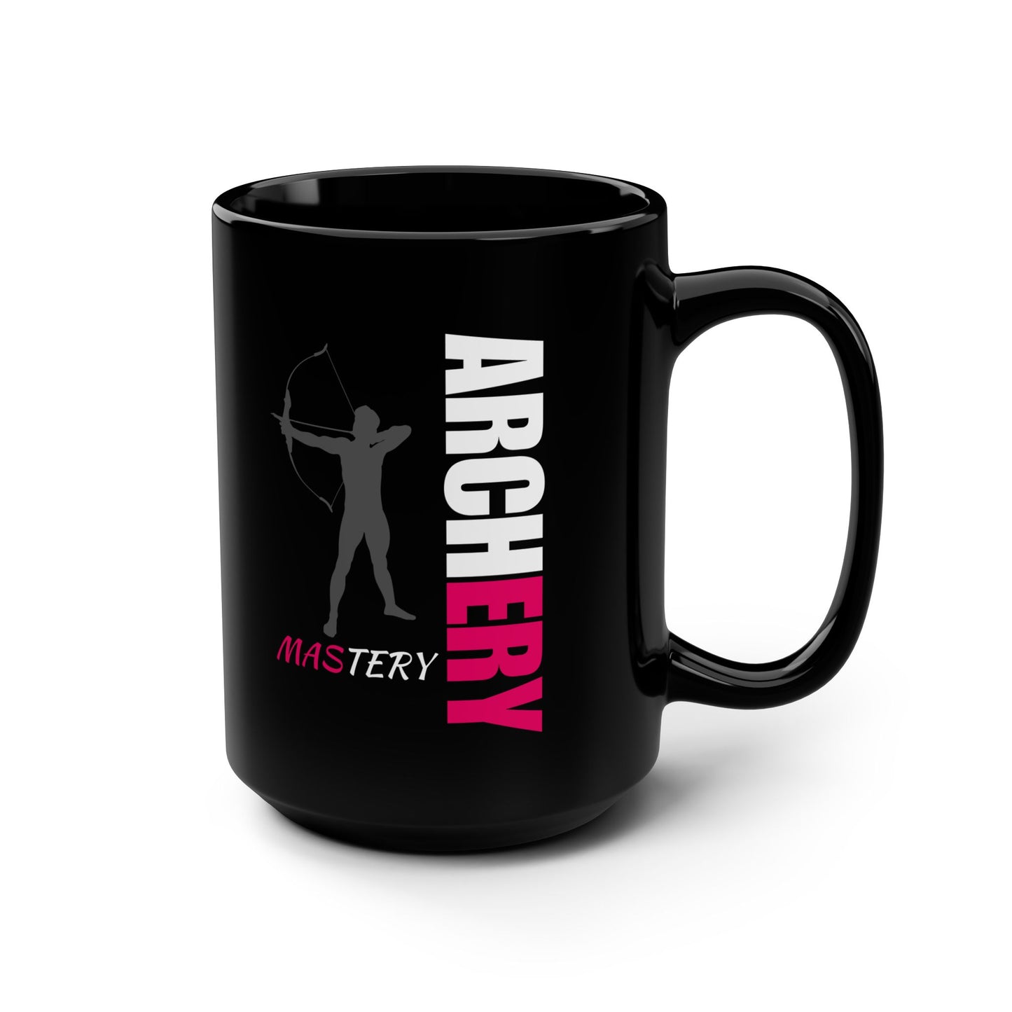 Archery Mastery / Black Mug, 15oz