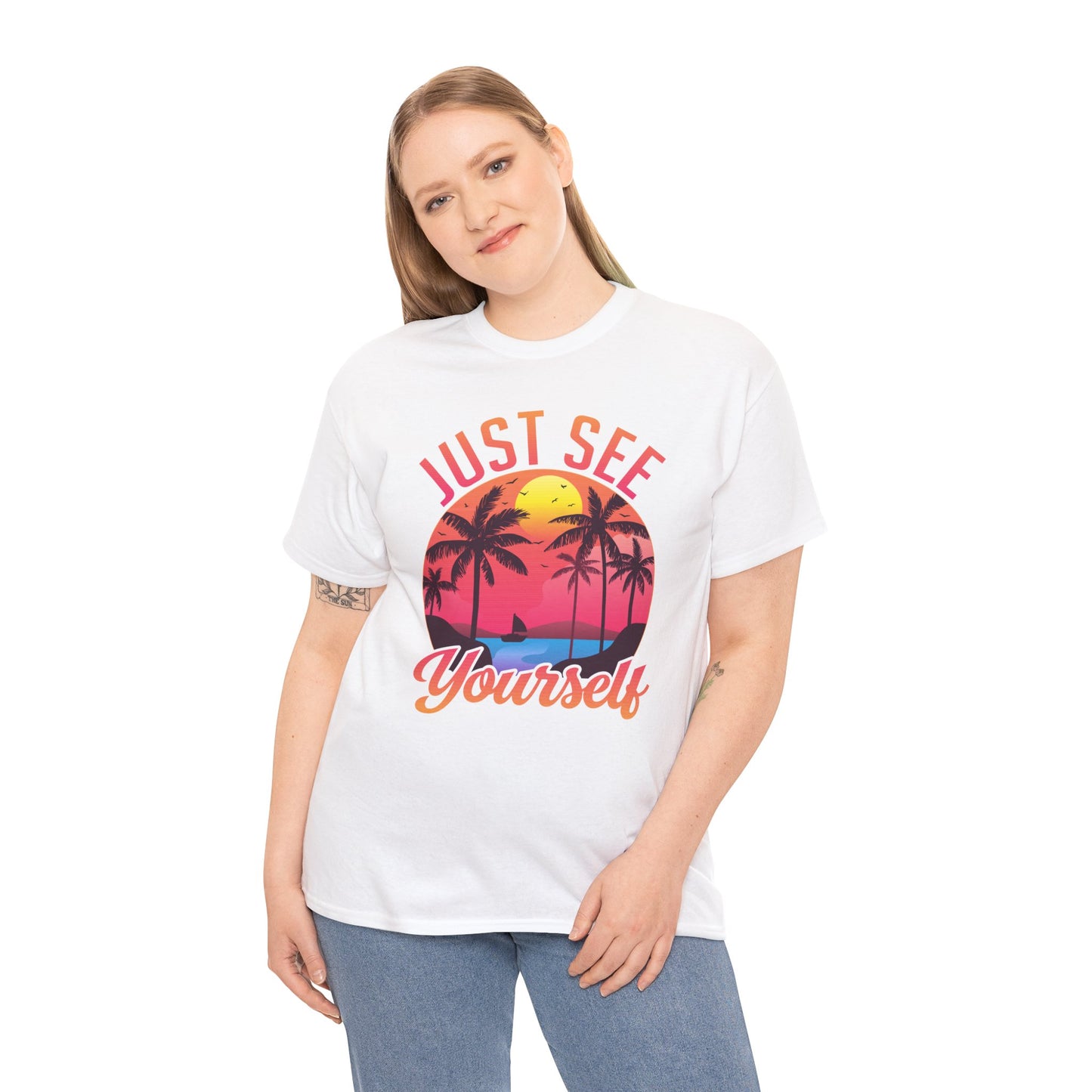 Just See Yourself / Summer Unisex Heavy Cotton Tee