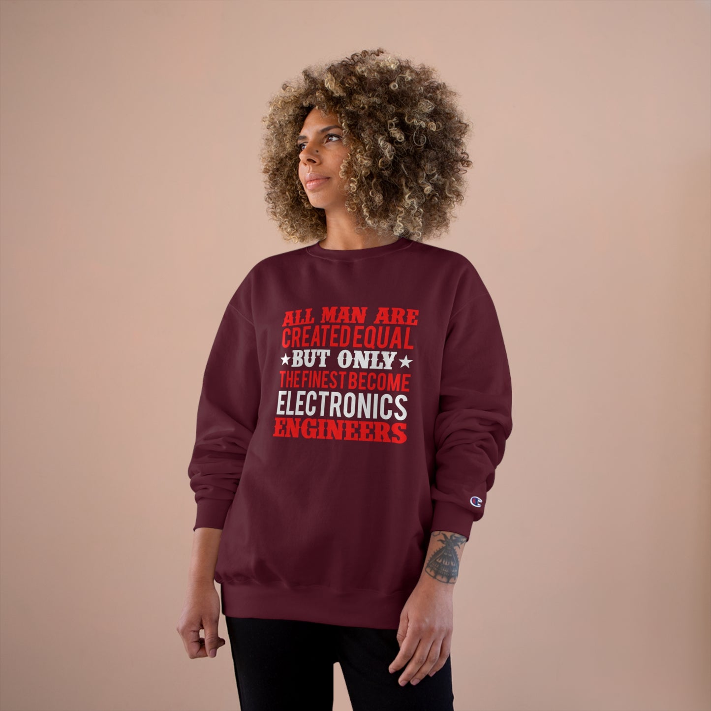 All men are created equal (Engineer) / Champion Sweatshirt