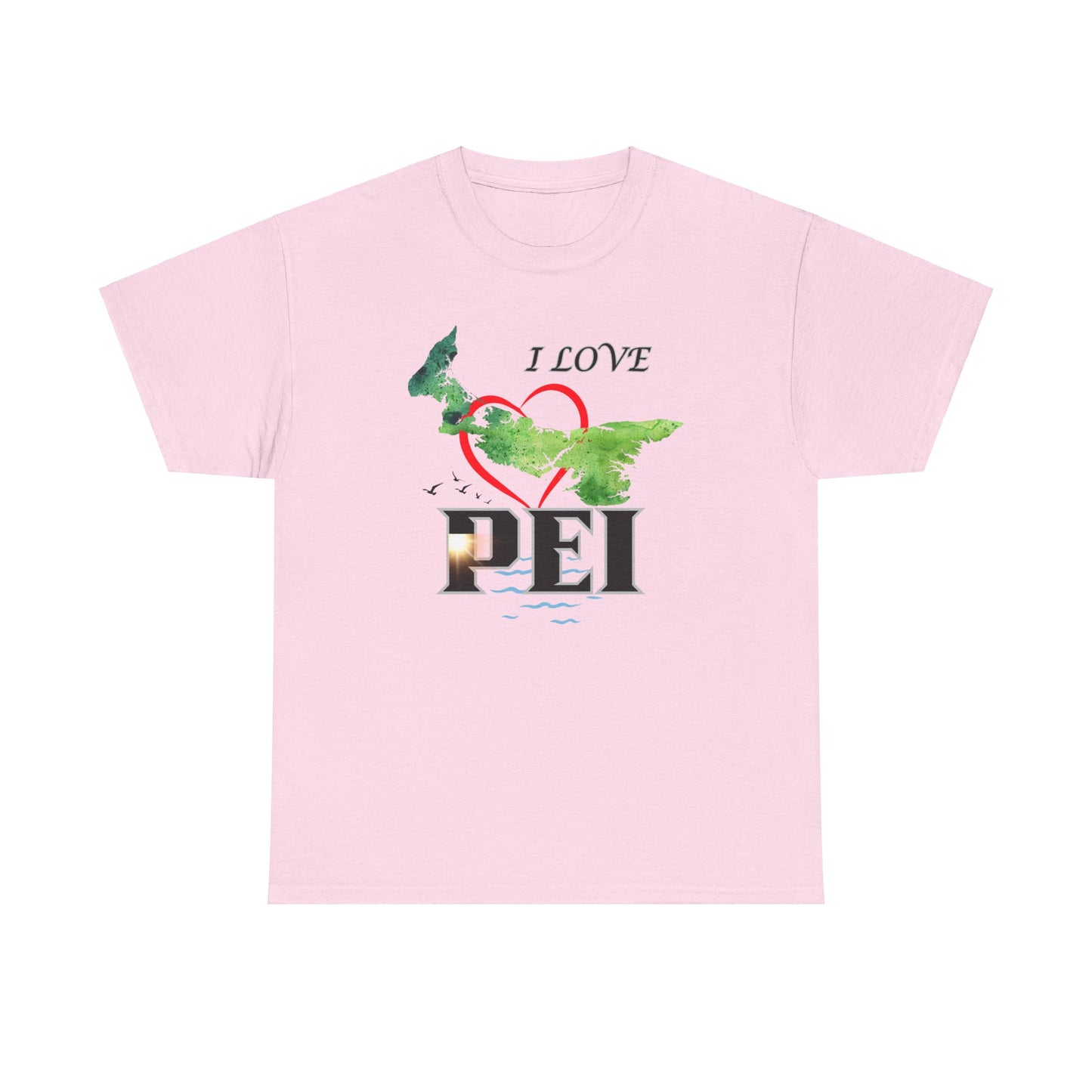 I Love PEI / Canada Unisex Heavy Cotton Tee
